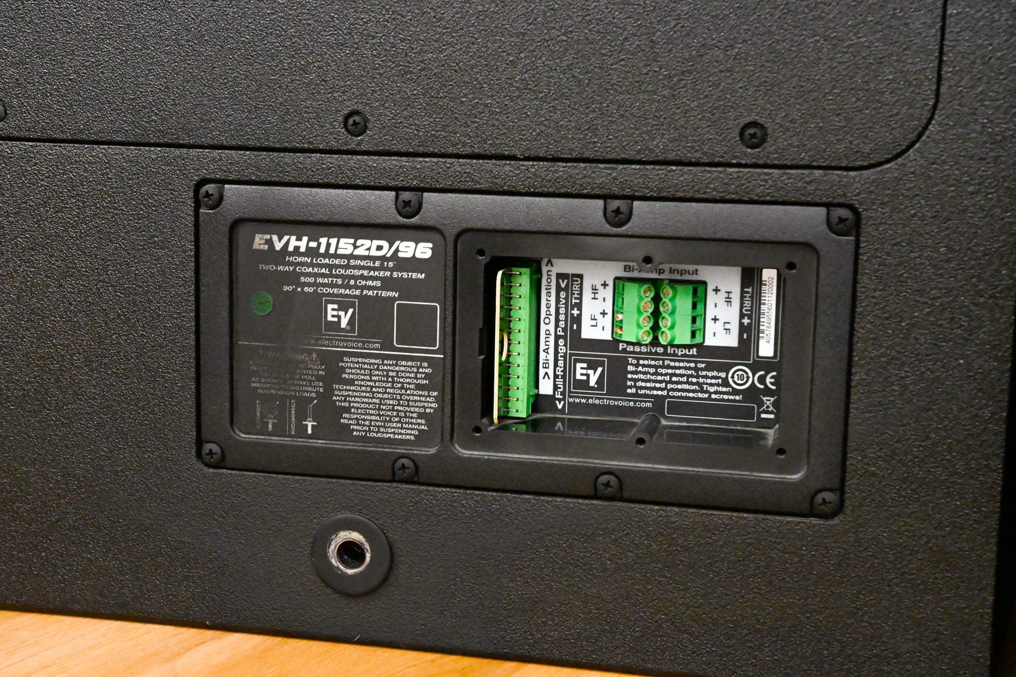 Electro-Voice (EV) EVH-1152D/96 15" Point-Source Loudspeaker (PAIR)