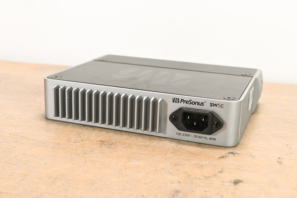 PreSonus SW5E 5-Port AVB Network Switch and Bridge w/ PoE