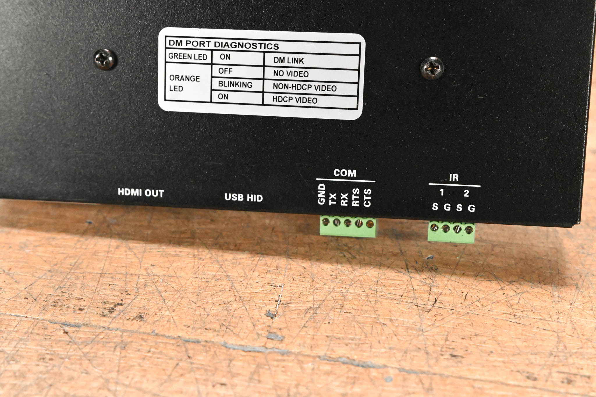 Crestron DM-RMC-SCALER-C Receiver & Room Controller (NO POWER SUPPLY)