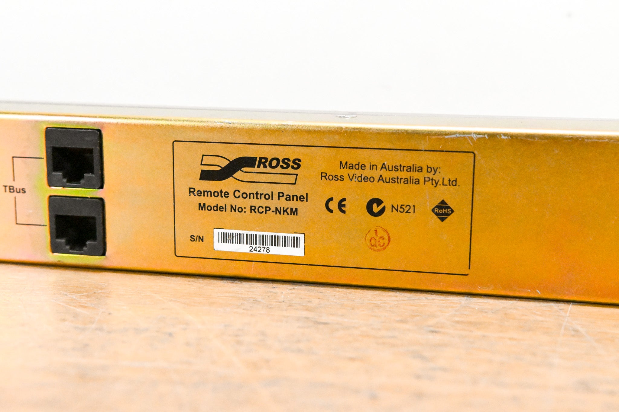Ross RCP-NKM 1RU Remote Control Panel (NO POWER SUPPLY)