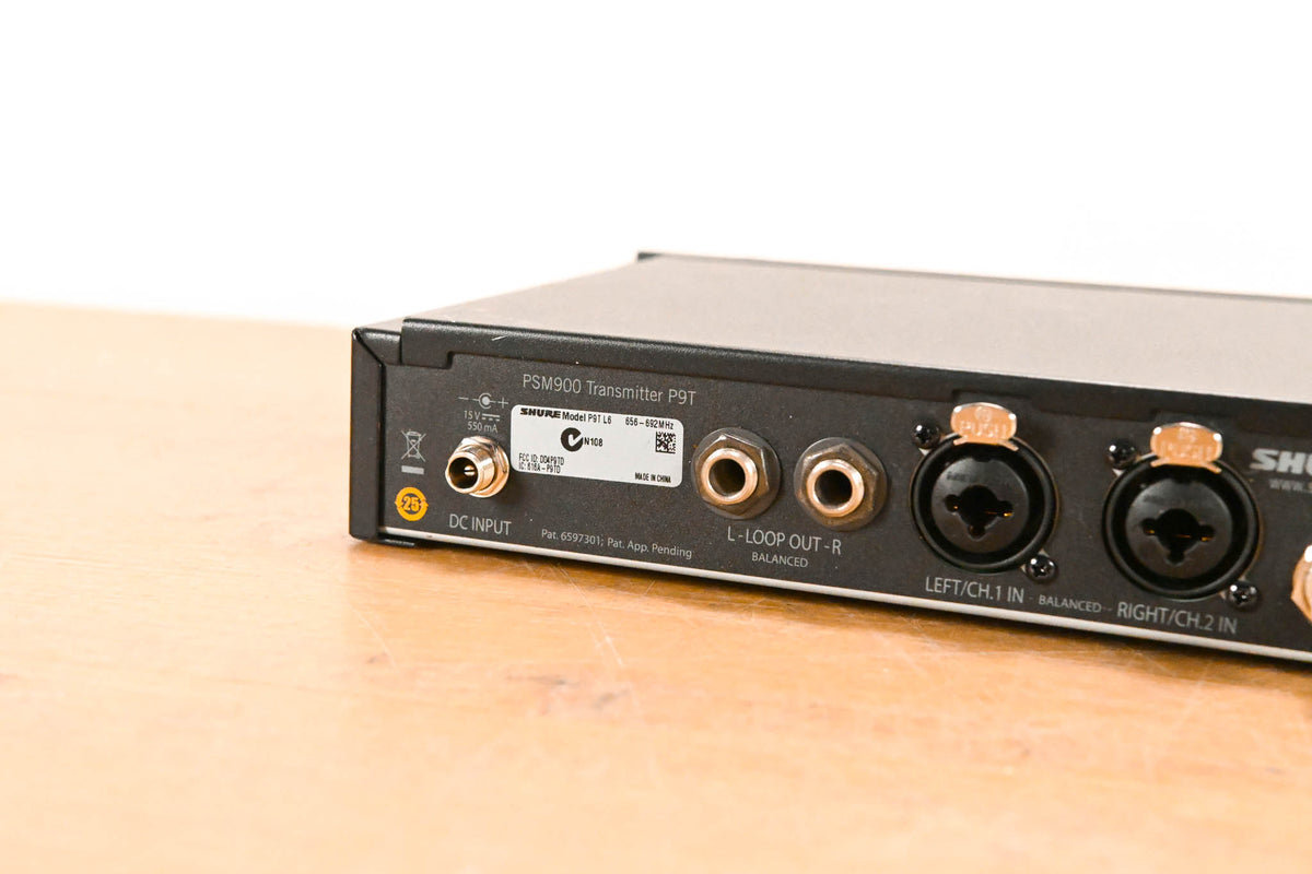 Shure PSM 900 Wireless IEM System L6 Band: 656-692 MHz (NO POWER SUPPLY)