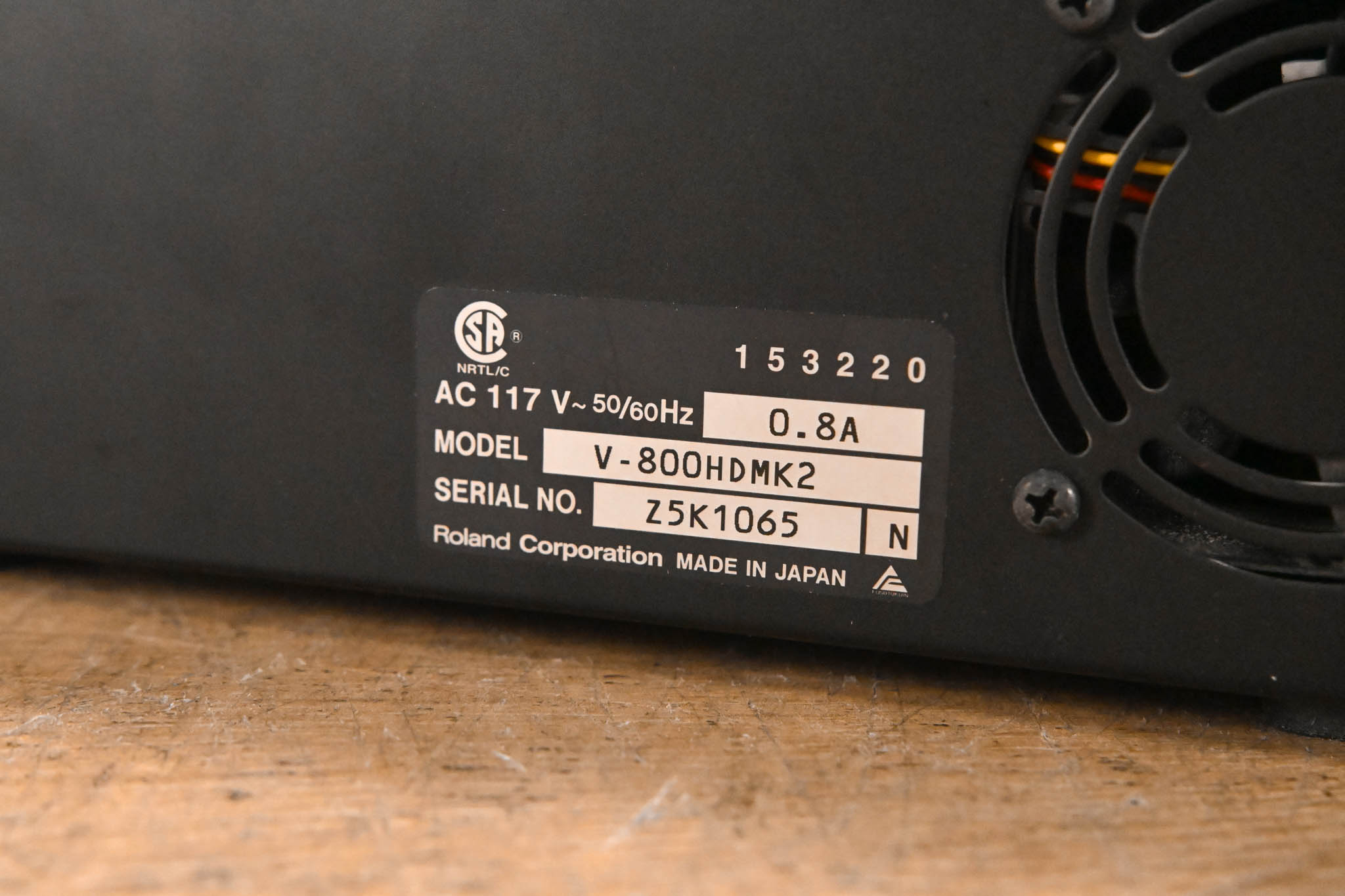 Roland V-800HD MkII Multi-Format Video Switcher