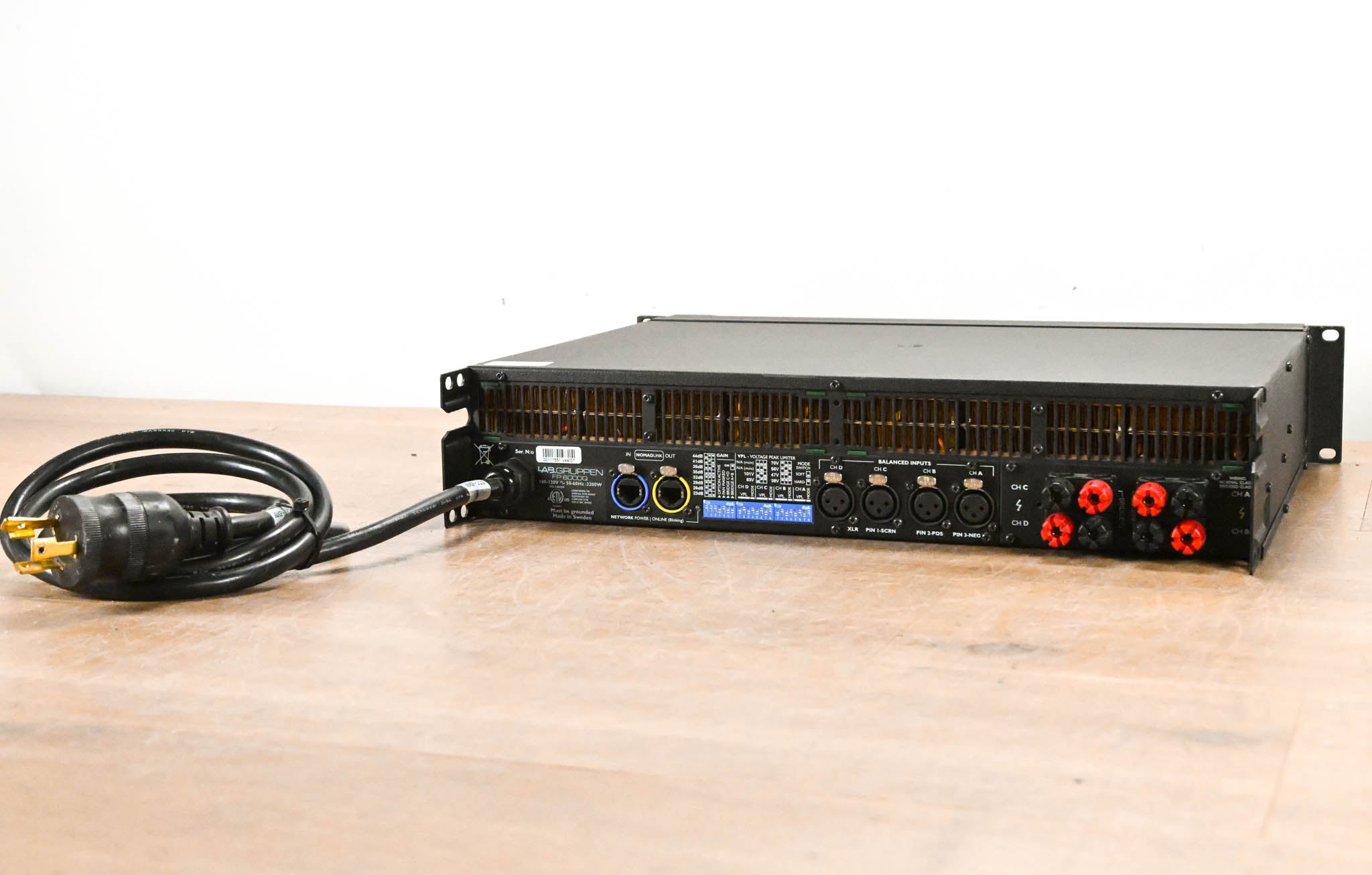Lab Gruppen FP6000Q 6000W Four-Channel Power Amplifier