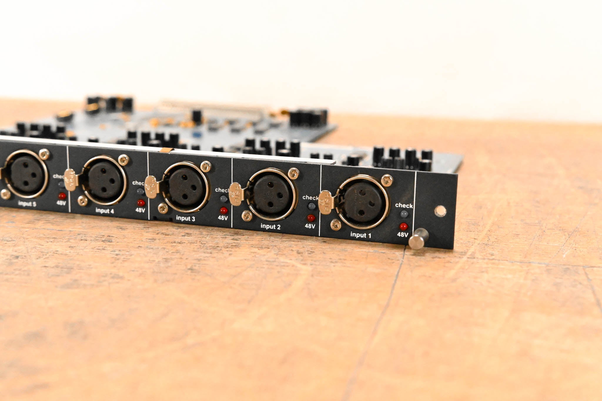 Midas DL441 8 Analog Mic/Line Input Card with Midas Microphone Preamps