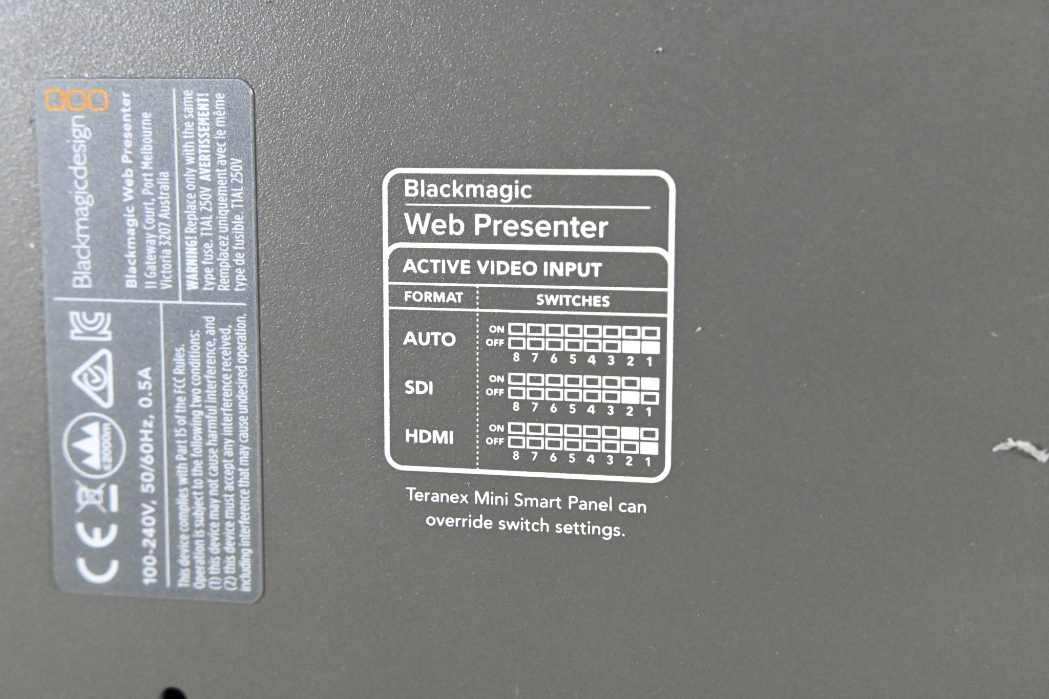 Blackmagic Design Web Presenter