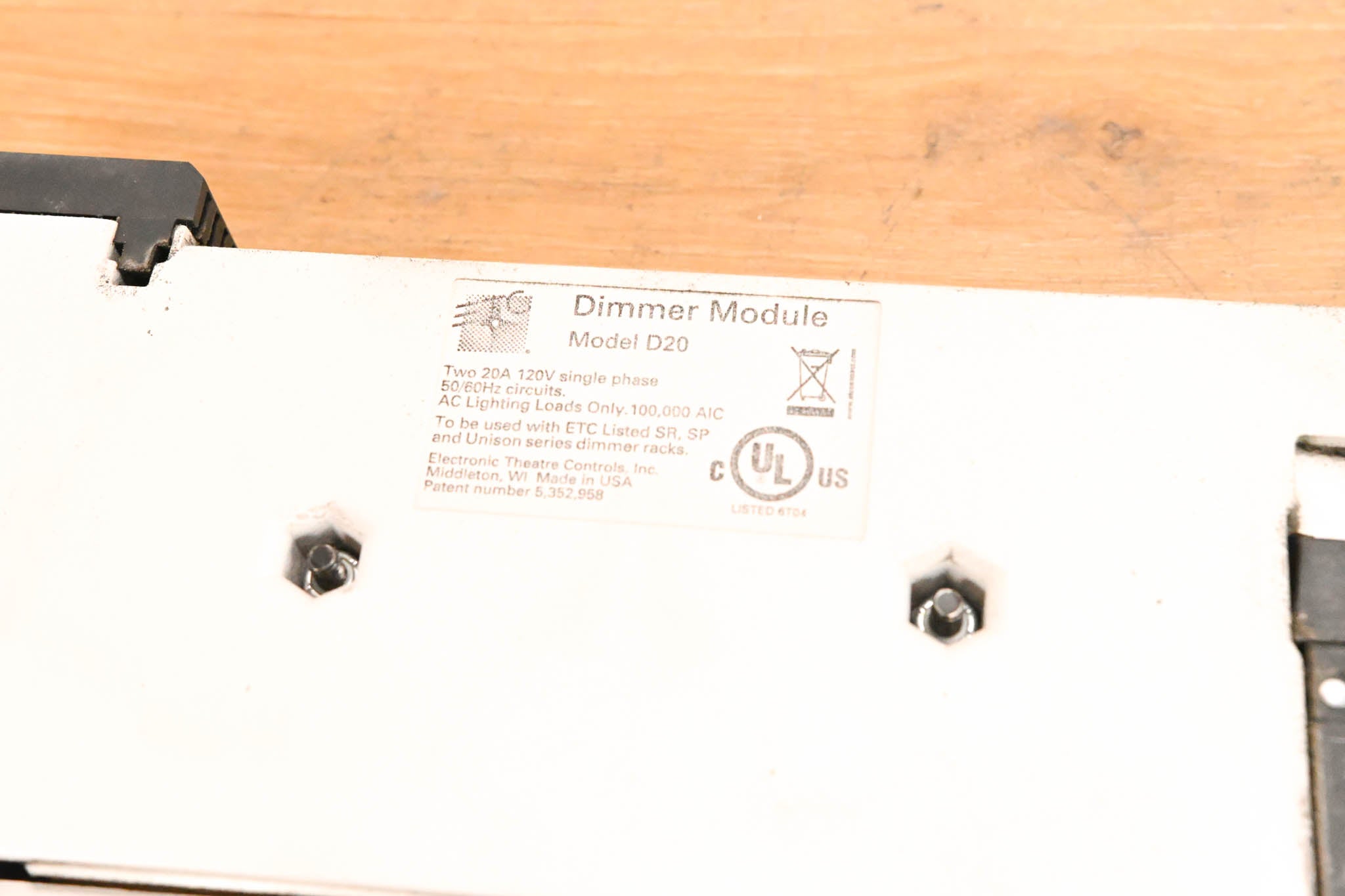 ETC D20 Dual 20A Dimmer Module (PAIR)