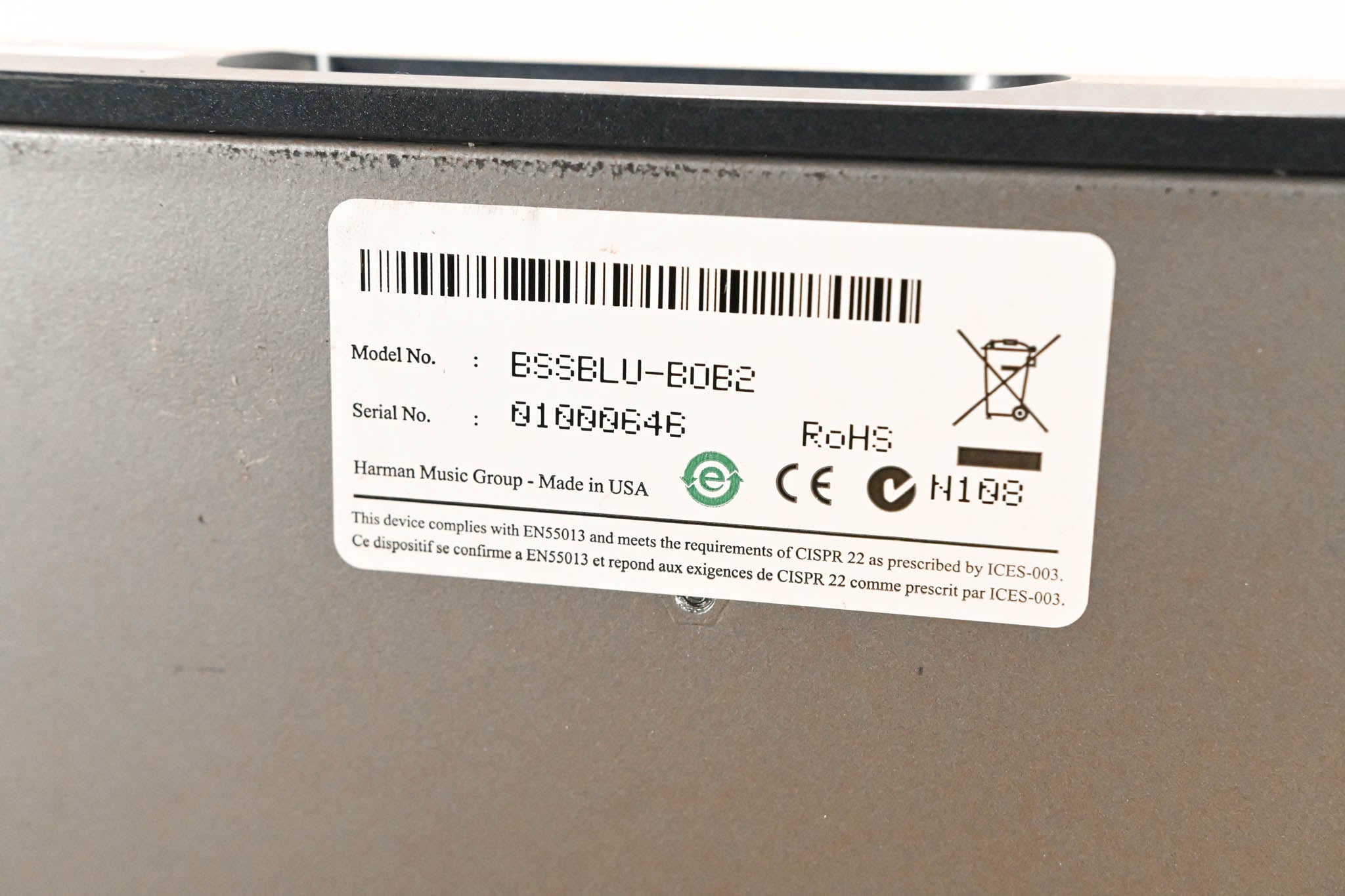 BSS London BLU-BOB2 8-Channel Break-Out Box Output Expander (NO PSU)