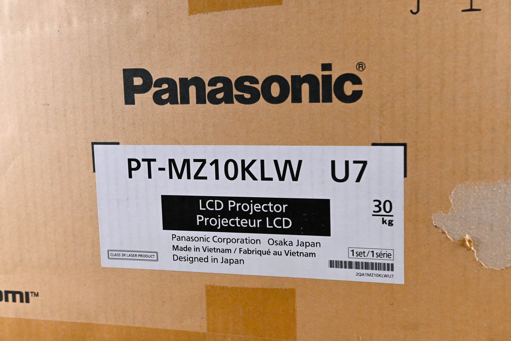 Panasonic PT-MZ10KLW 10,000W WUXGA Laser 3LCD Projector