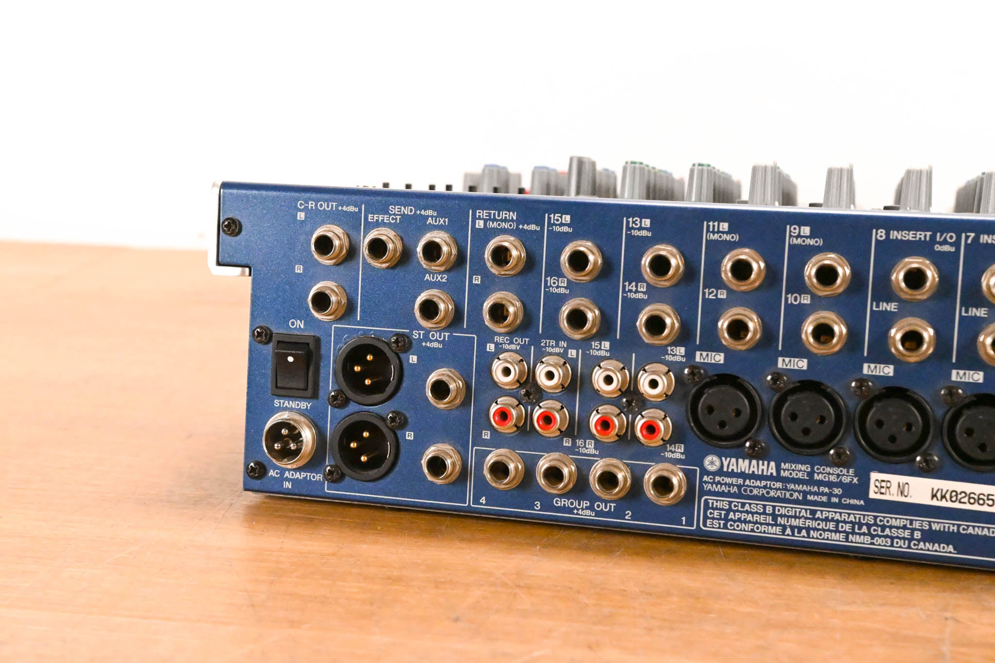 Yamaha MG16/6FX 16-Channel 6-Bus Analog Mixing Console (NO POWER SUPPLY)