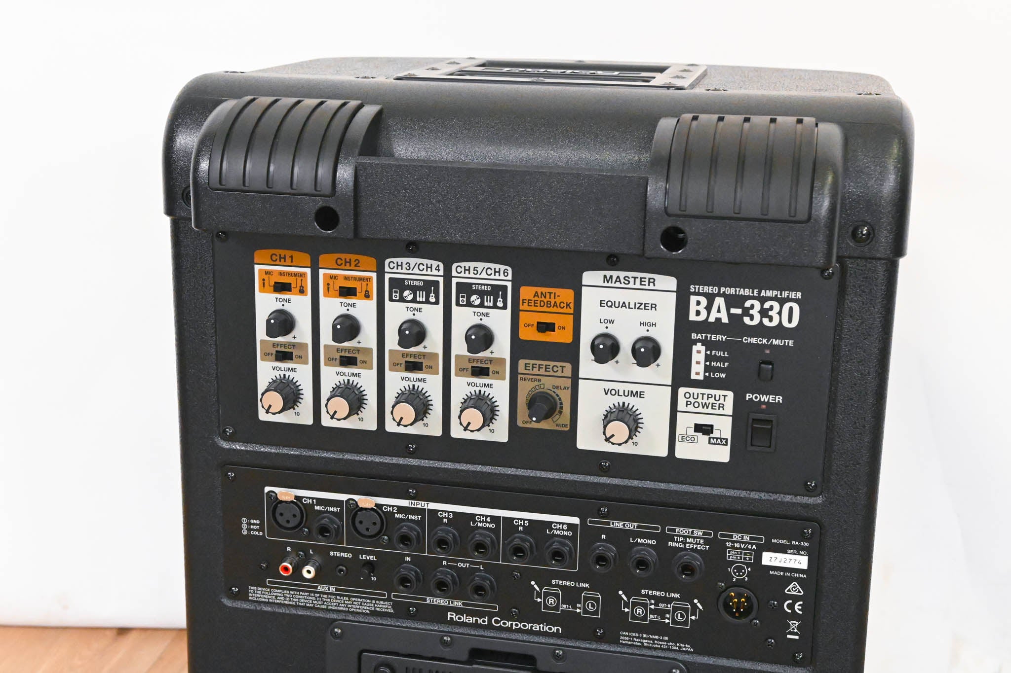 Roland BA-330 Portable Stereo PA System