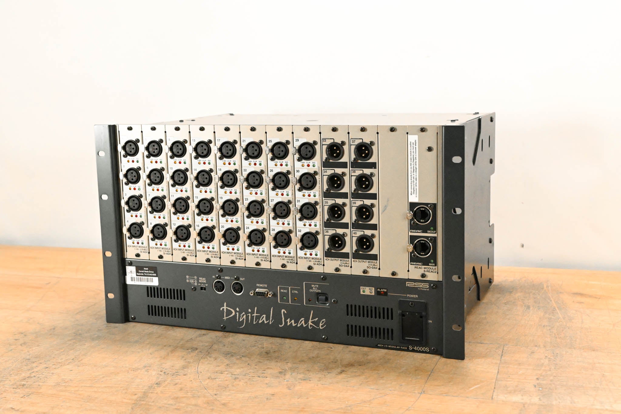 Roland S-4000S-3208 Digital Snake 32x8 Modular Stage Unit