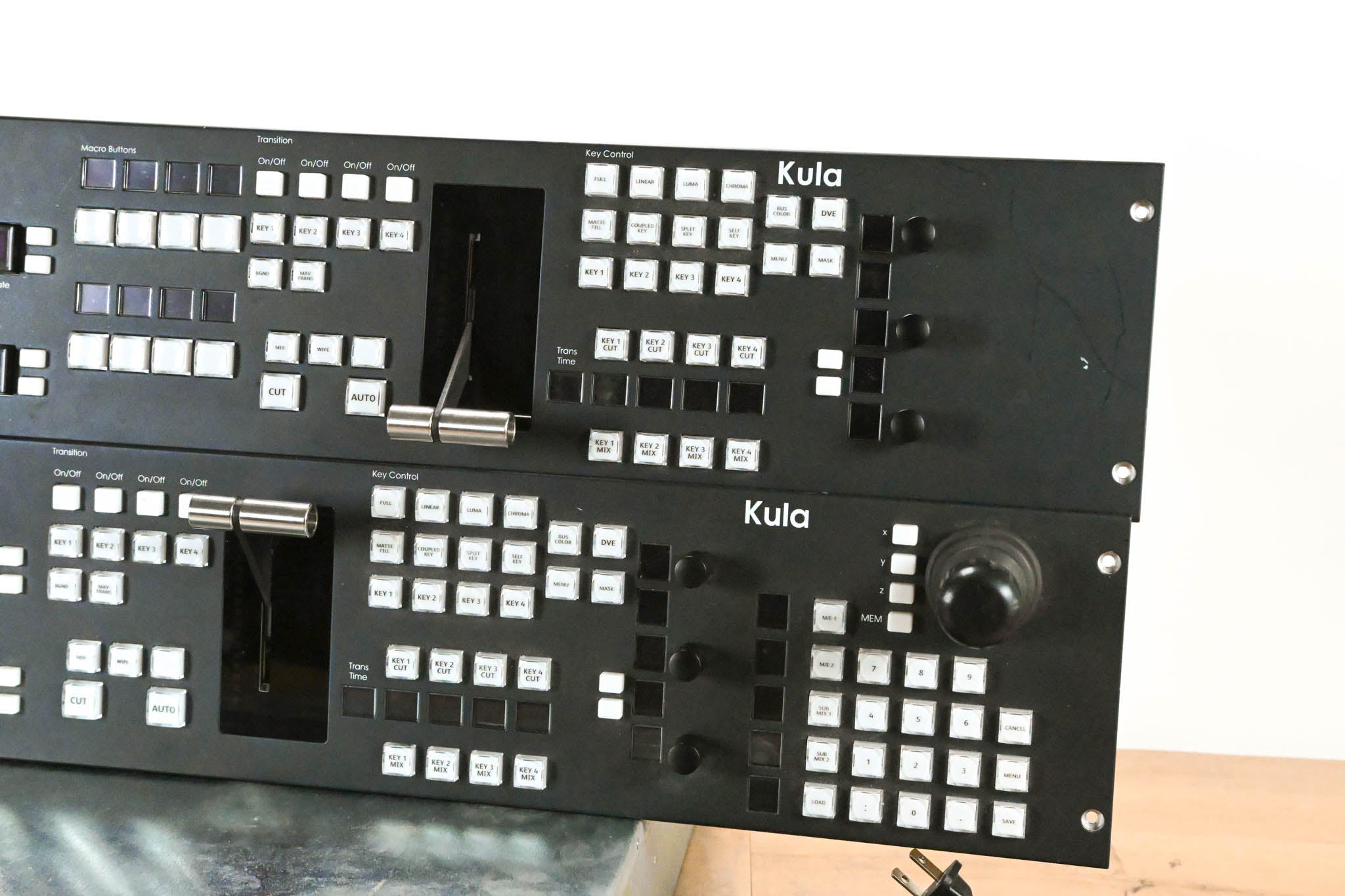Grass Valley (SAM) 2 M/E Kula Production Switcher w/ 2 Control Panels
