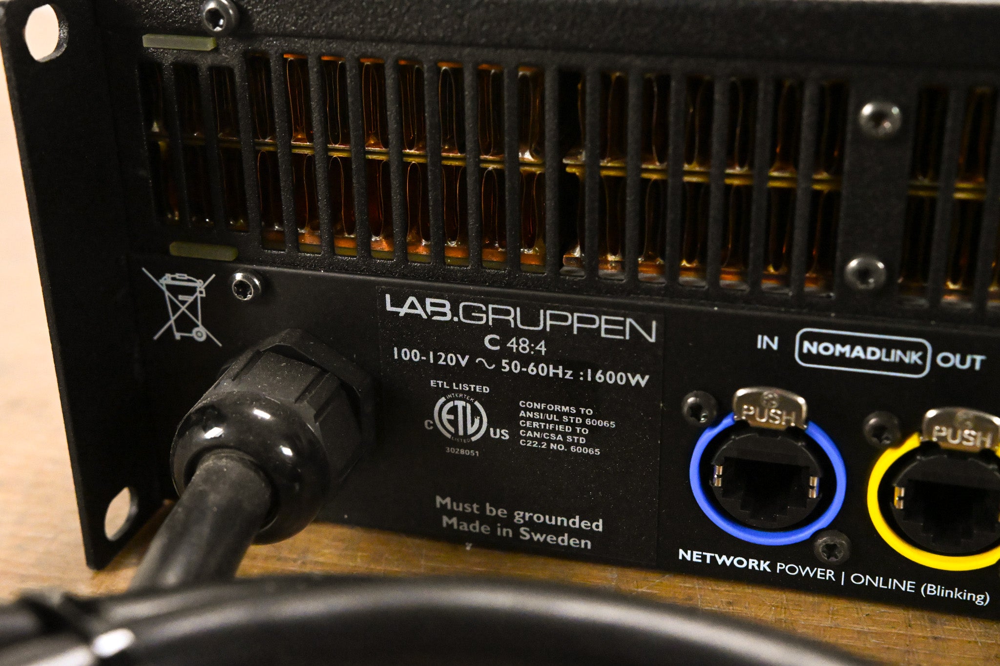 Lab Gruppen C 48:4 4800W 4-Channel Power Amplifier