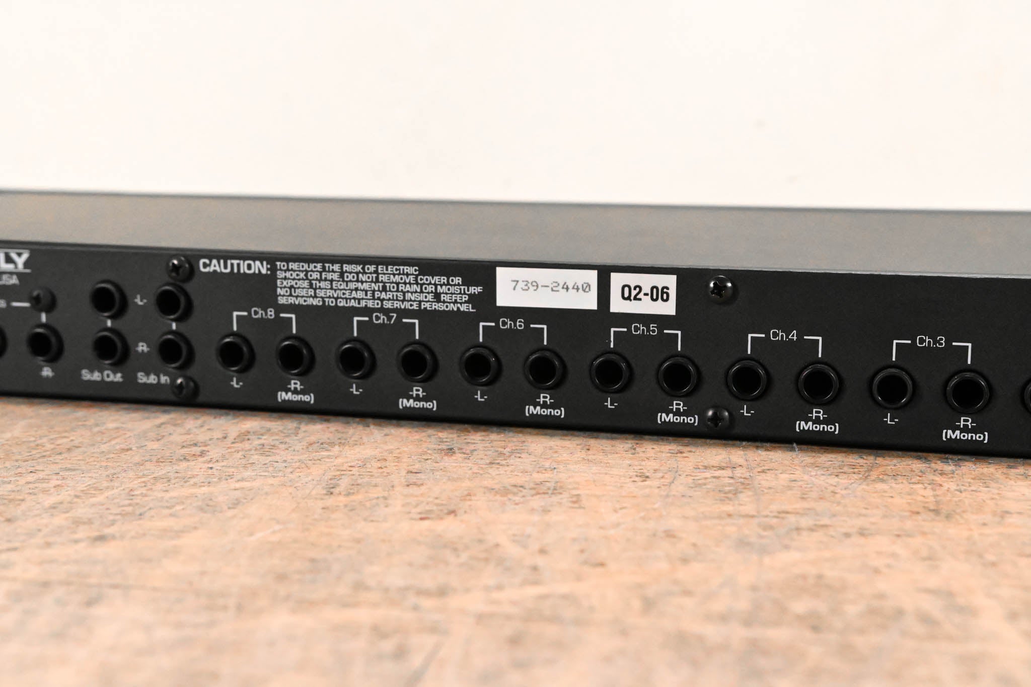 Ashly LX-308B 8-Channel Stereo Line Mixer
