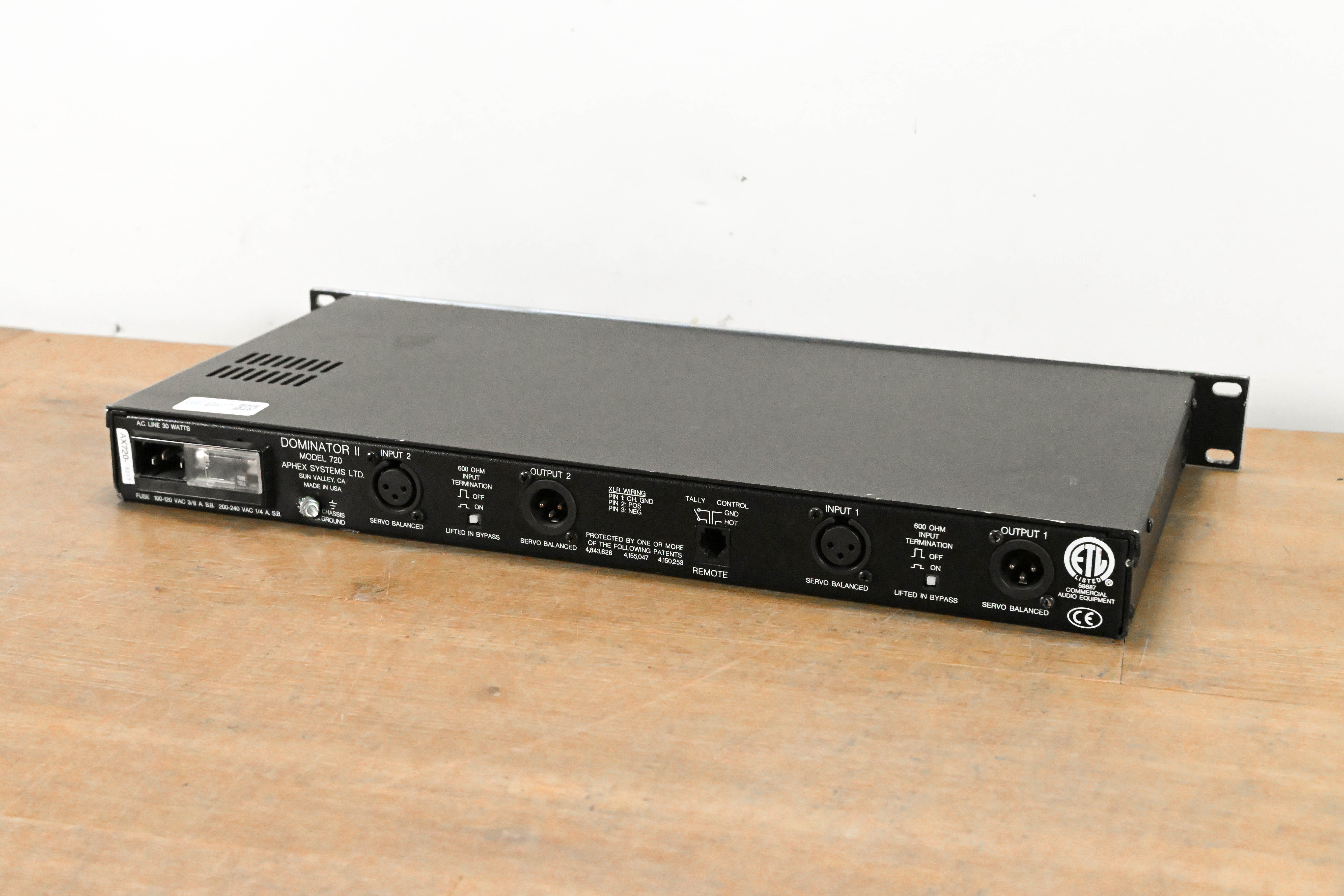 Aphex 720 DOMINATOR II Precision Multiband Peak Limiter