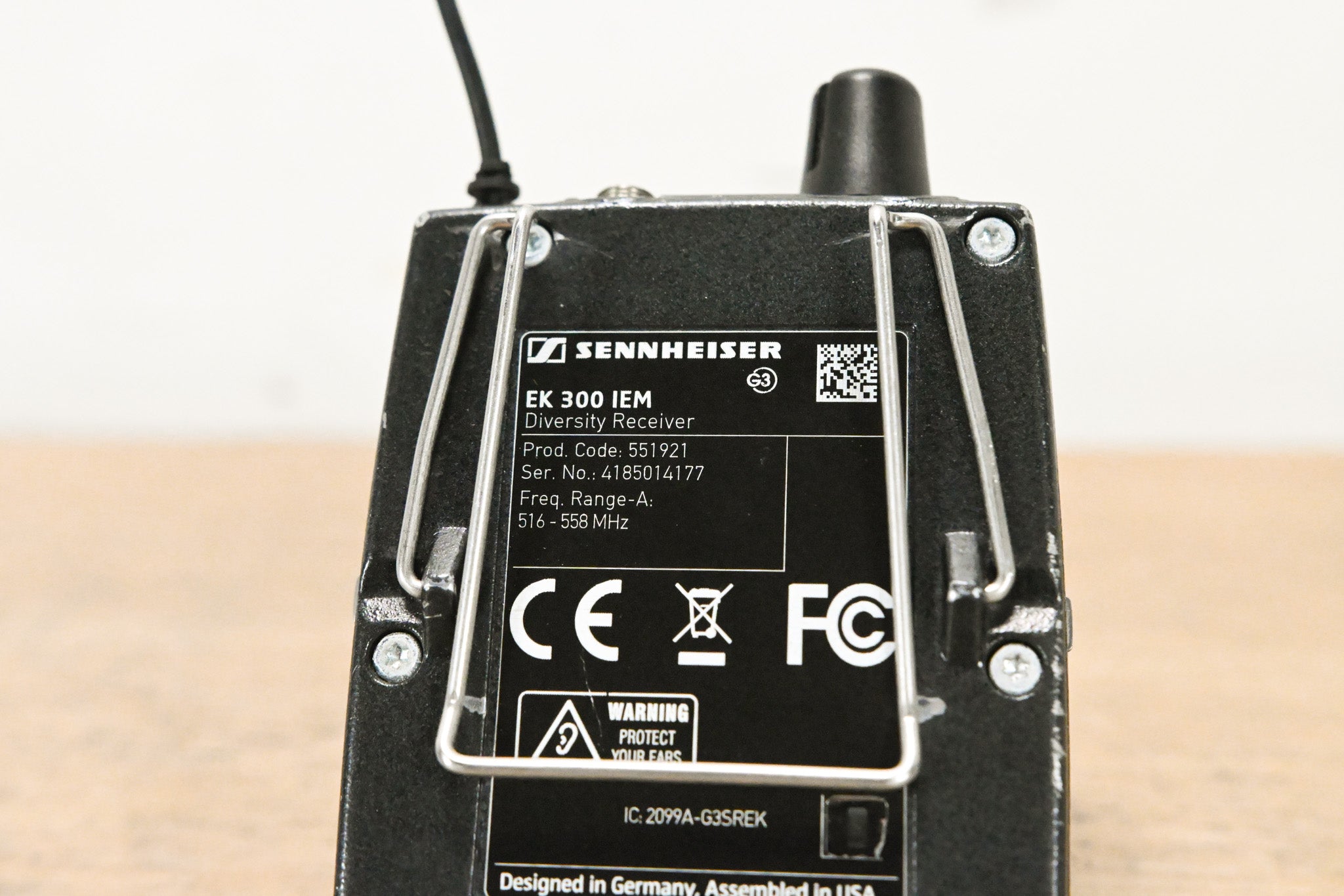 Sennheiser ew 300 IEM G3 Wireless IEM System - A Range NO POWER SUPPLY