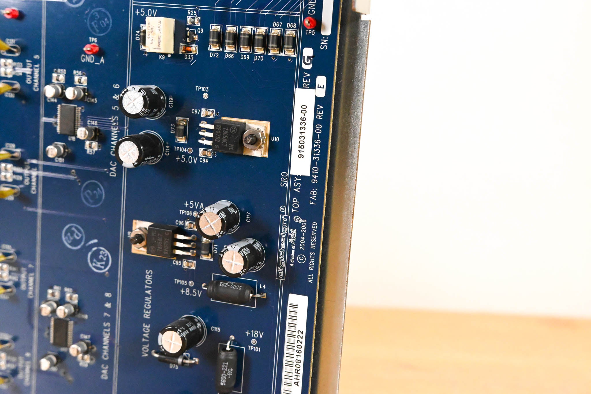 Digidesign SRO Analog Output Card for VENUE Stage Rack