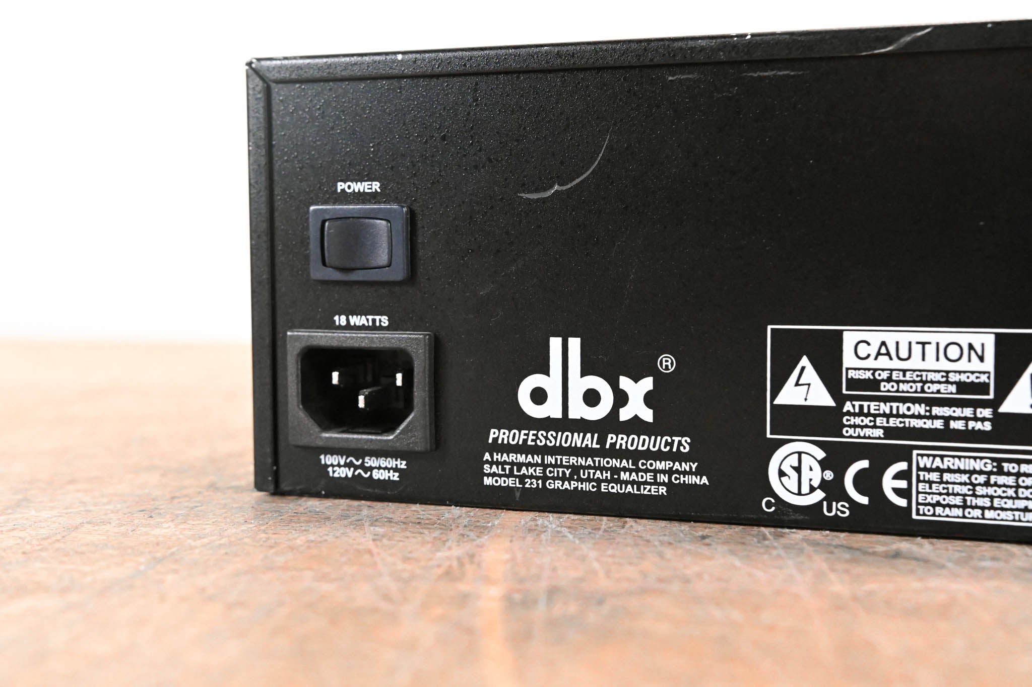 dbx 231 Dual-Channel 31-Band Graphic Equalizer