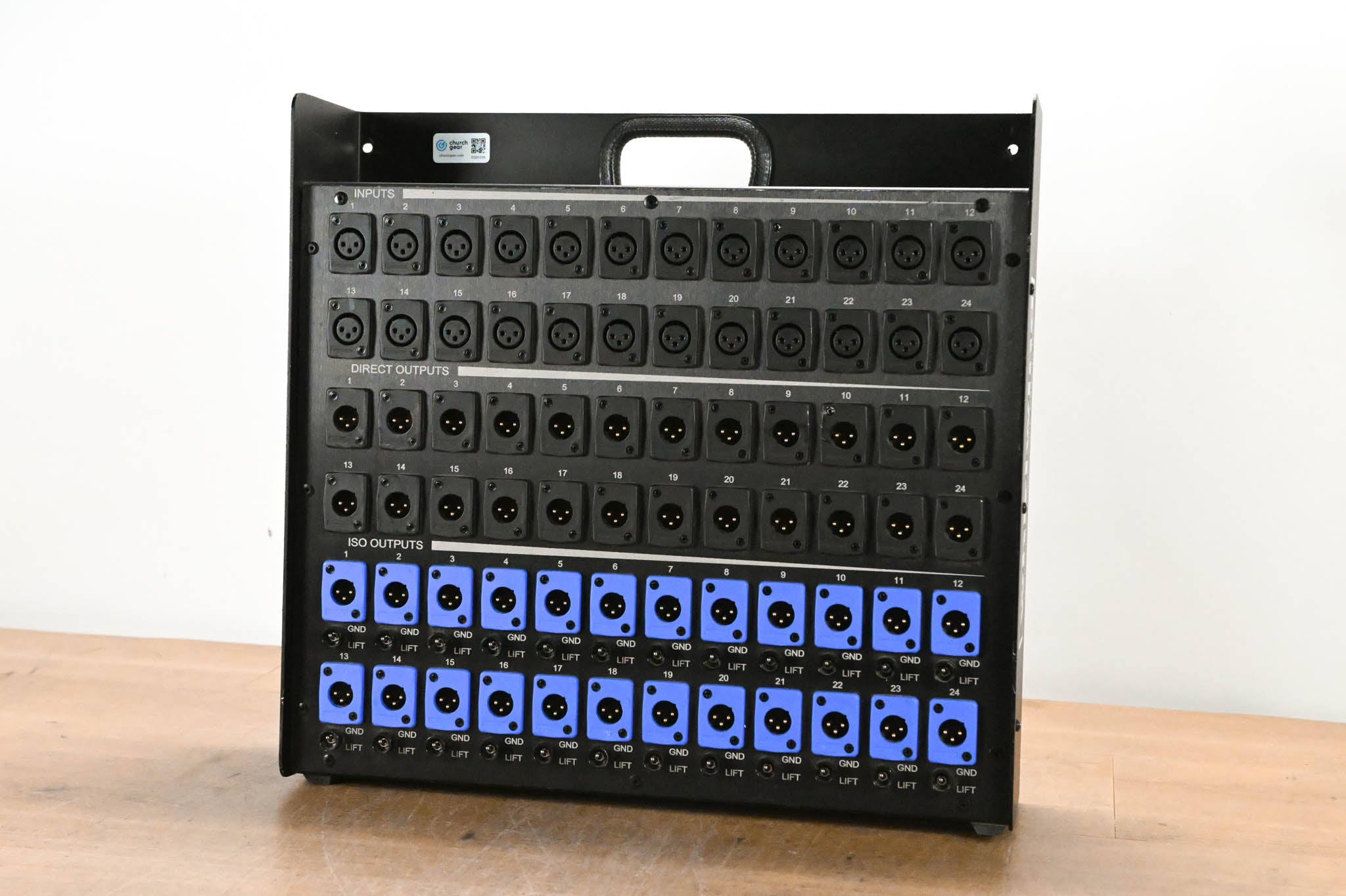 Whirlwind SB Series SB24T11G 24-Channel Passive Mic Splitter