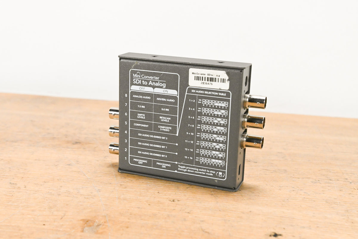 Blackmagic Design Mini Converter SDI to Analog (NO POWER SUPPLY)