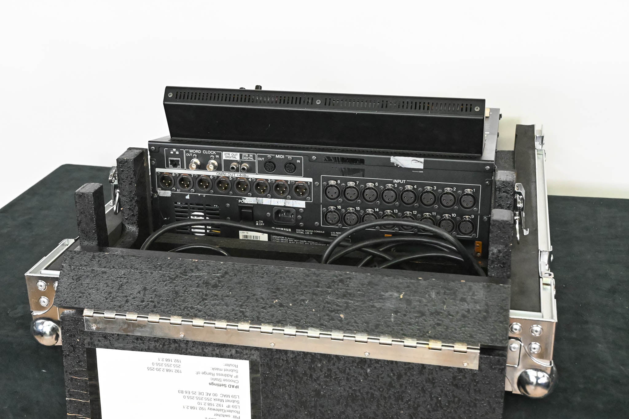Yamaha LS9-16 16-Input Digital Mixing Console with Road Case
