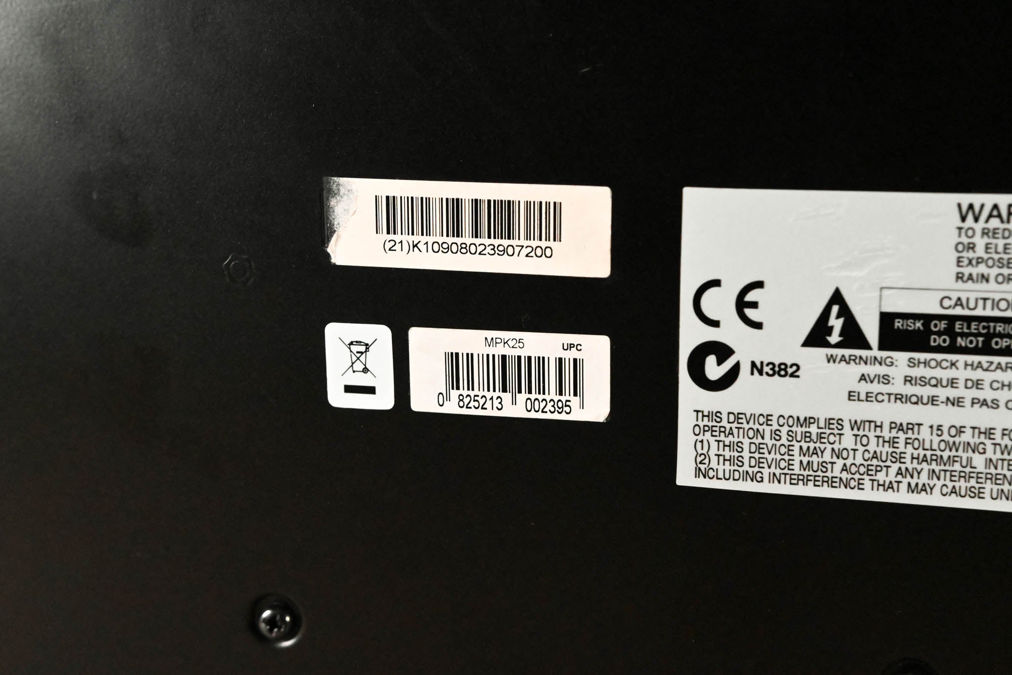 Akai MPK25 25-Key USB MIDI Keyboard Controller (NO POWER SUPPLY)