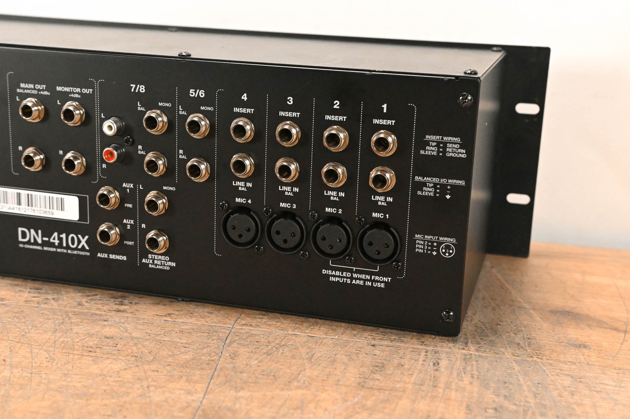 Denon DN-410X 10-Channel Rackmount Mixer with Bluetooth