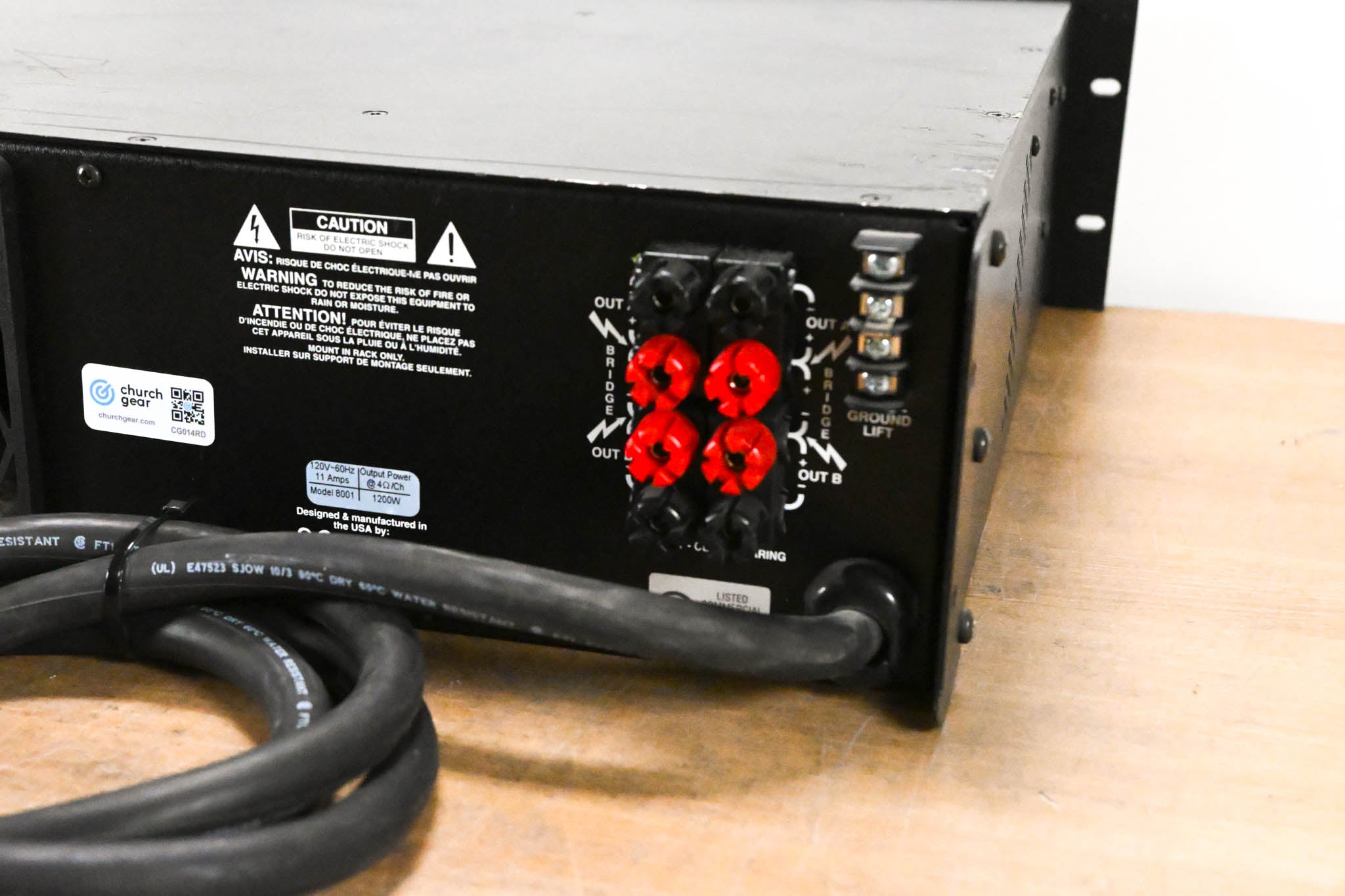 Crest Audio 8001 2-Channel Power Amplifier