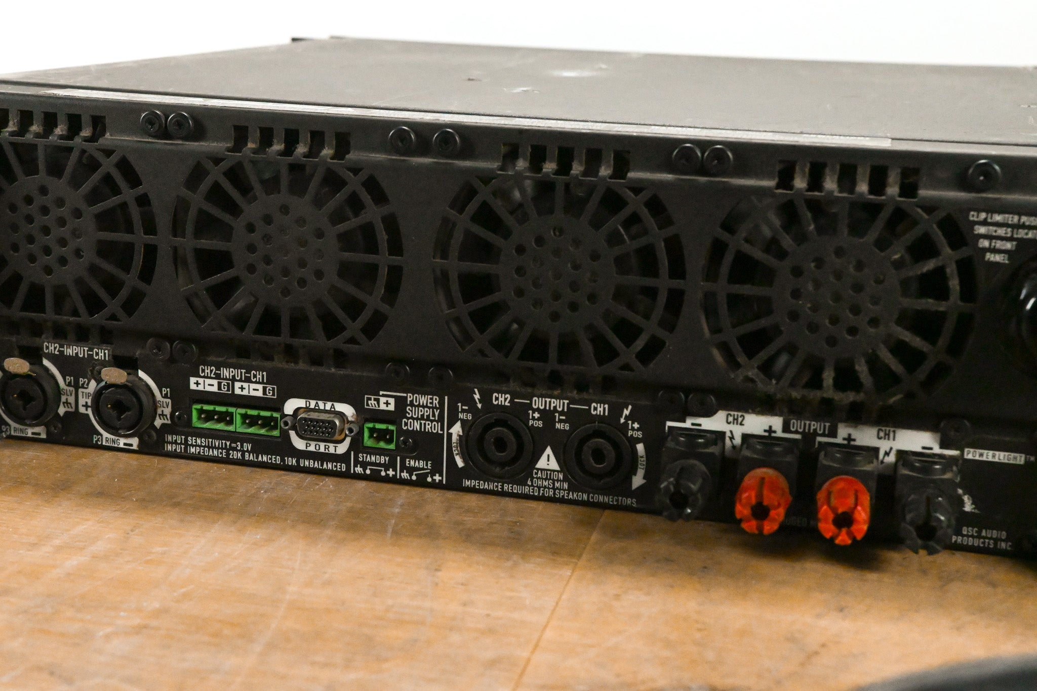 QSC PowerLight 9.0 PFC Power Factor Corrected 2-Channel Power Amplifier