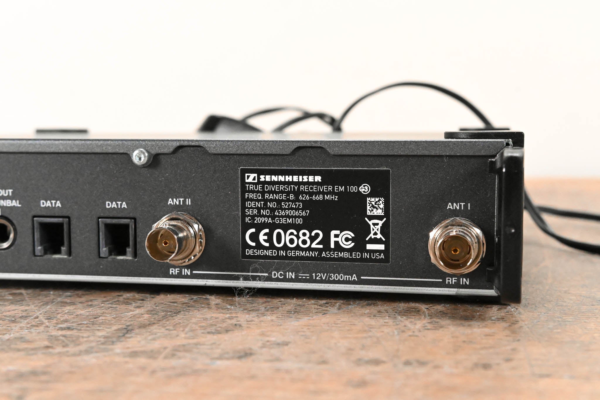 Sennheiser EM 100 G3 Wireless Receiver - B Range: 626-668 MHz