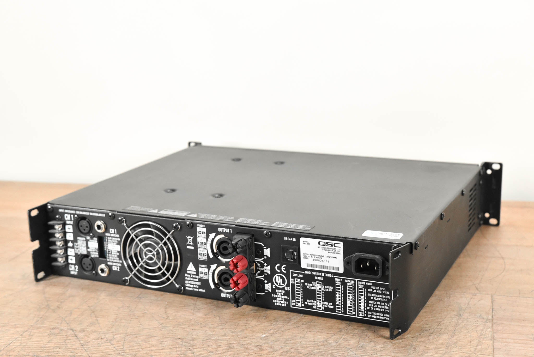 QSC RMX850 2-Channel Power Amplifier