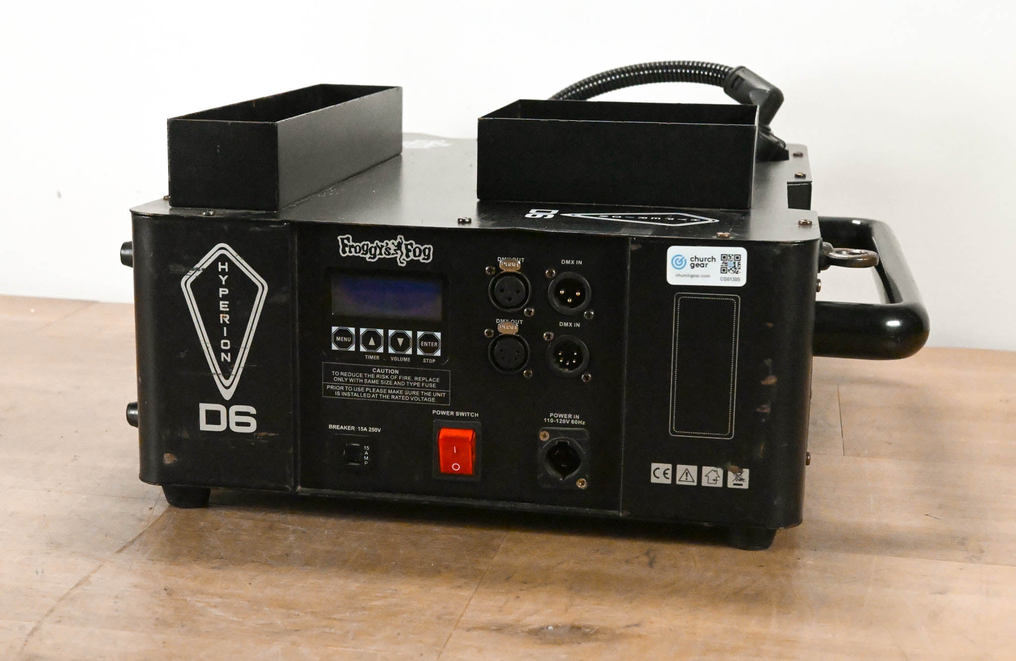 Froggy's Fog Hyperion D6 Dual-Color 1600W Upshot Fog Machine (NO PSU)