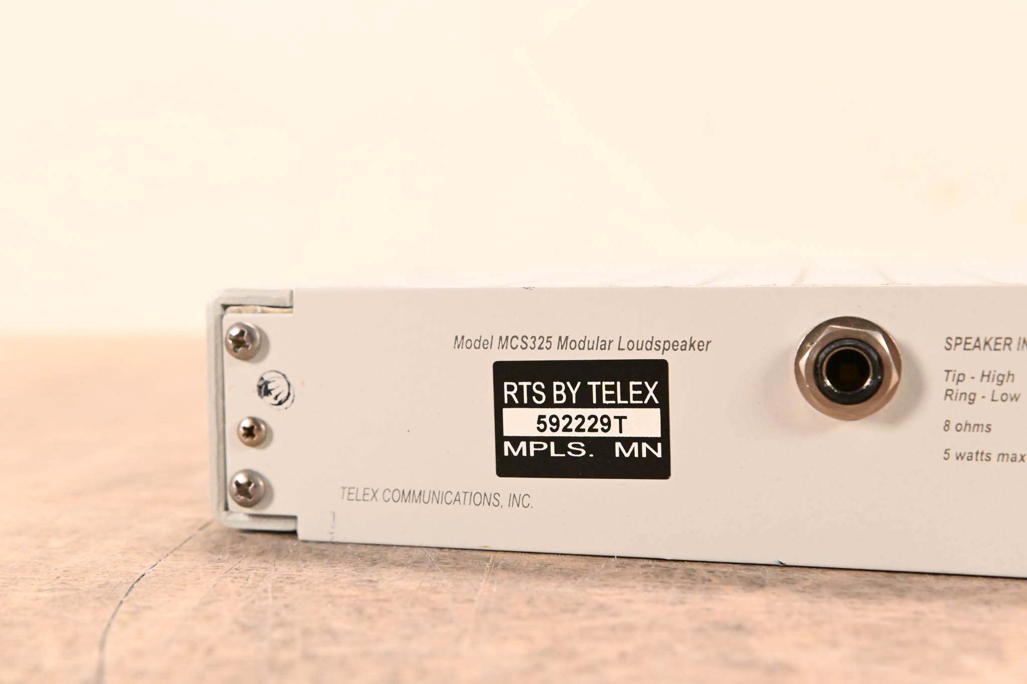 RTS MCS-325 5-Watt Passive Modular Loudspeaker