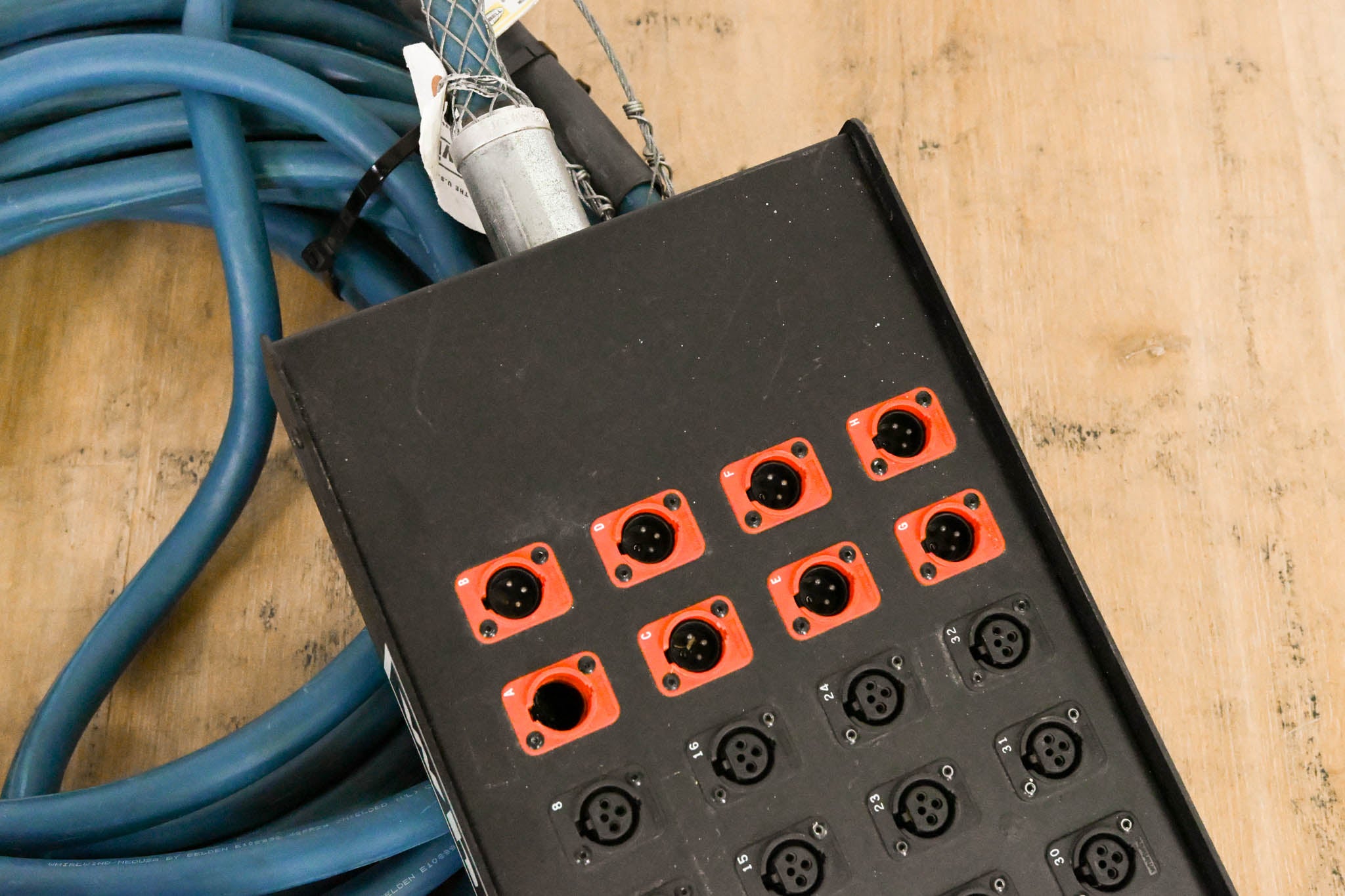 Whirlwind 32x8 XLR Stage Snake - 100ft