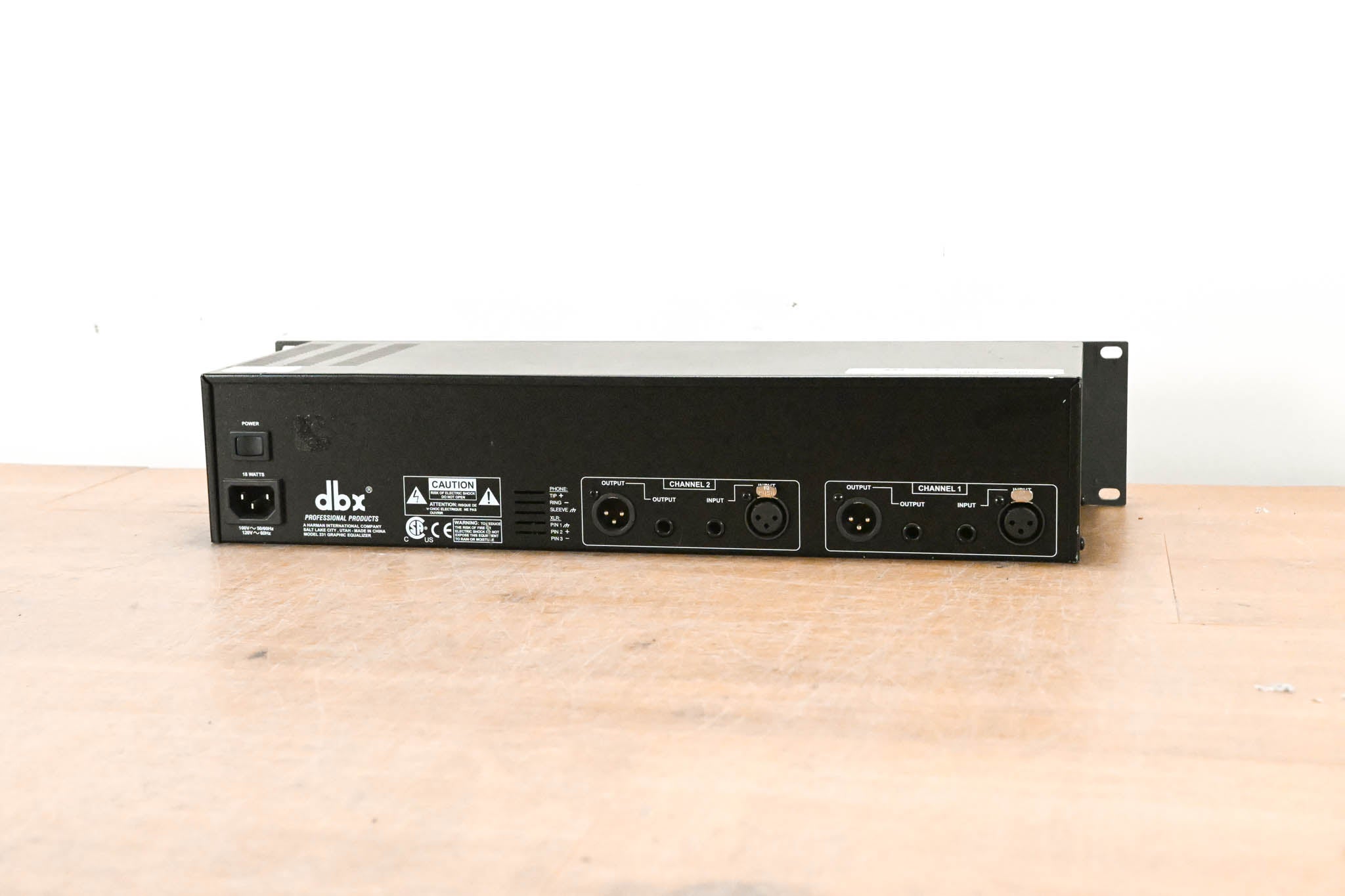 dbx 231 Dual-Channel 31-Band Graphic Equalizer