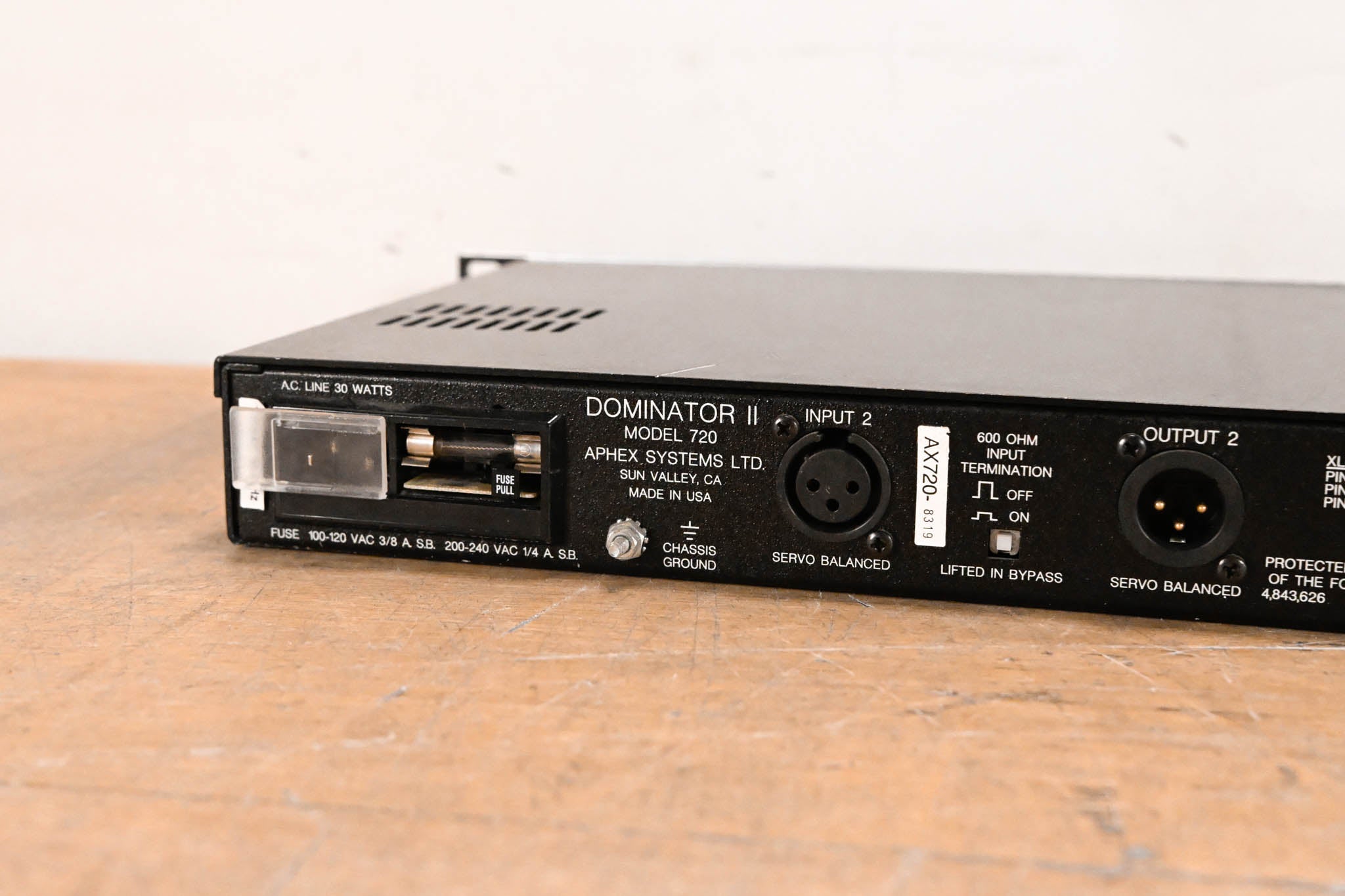 Aphex 720 DOMINATOR II Precision Multiband Peak Limiter