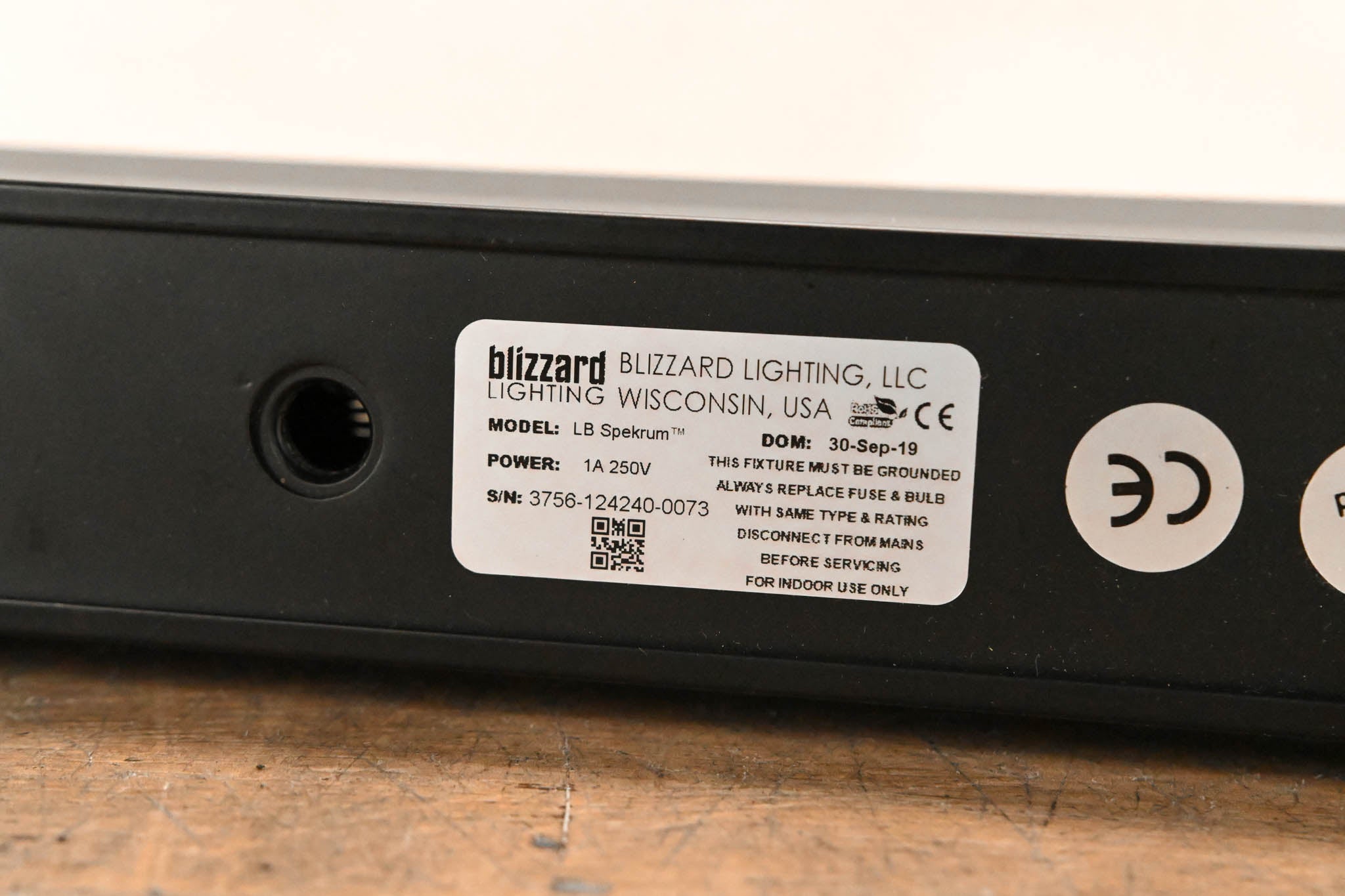 Blizzard Lighting LB Spekrum RGB LED Wash Bar Light