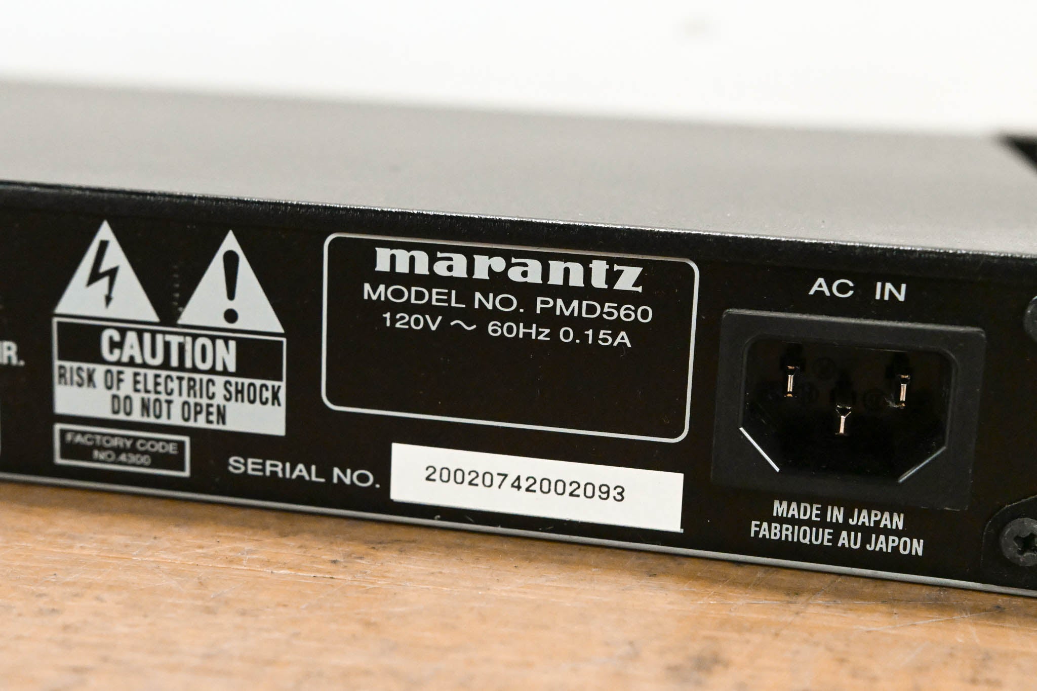 Marantz PMD560 Audio Recorder