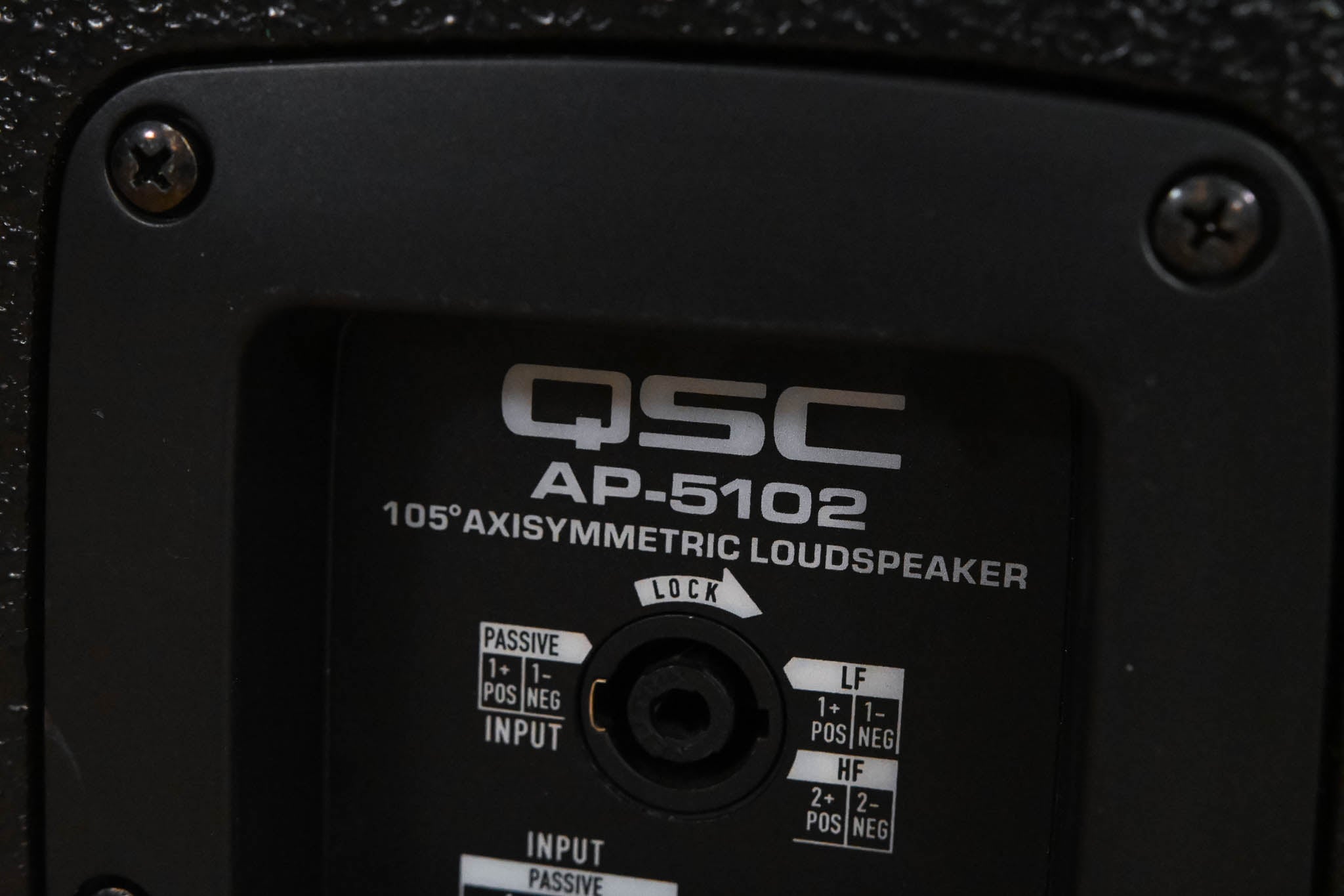 QSC AP-5102 2-Way Acoustic Performance Loudspeaker - Black
