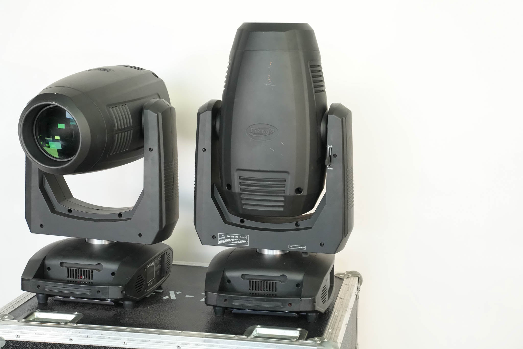 Elation Platinum HFX Hybrid 3-in-1 Moving Head Light Pair w/ Flight Case