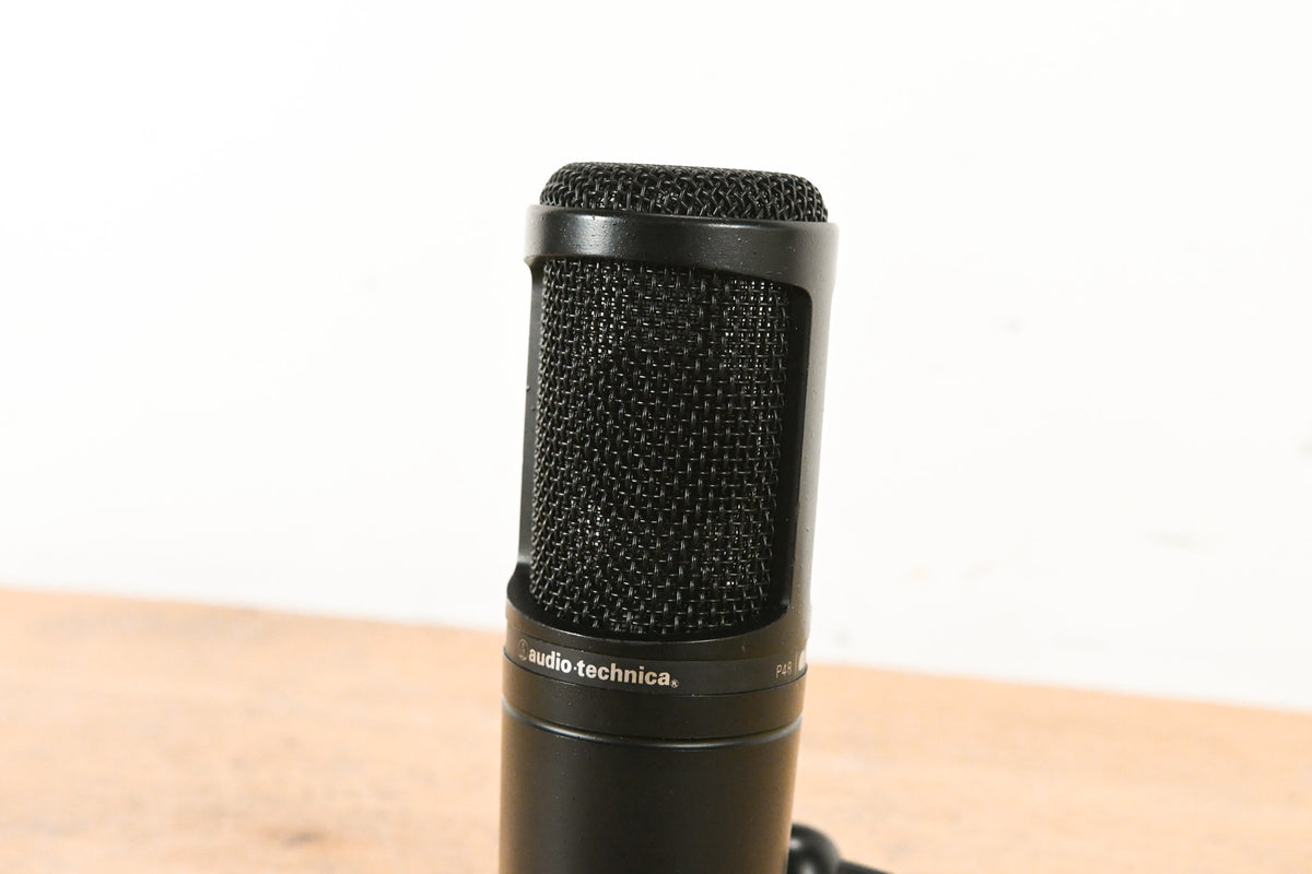 Audio-Technica AT2020 Cardioid Condenser Microphone