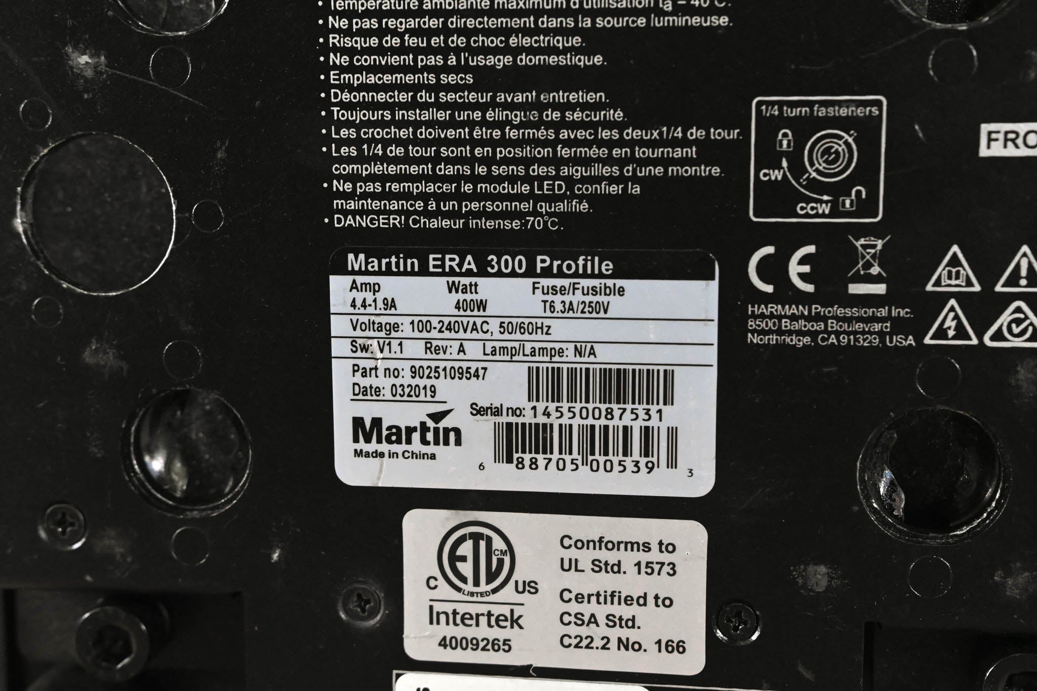 Martin ERA 300 Profile Compact LED Moving Head Profile