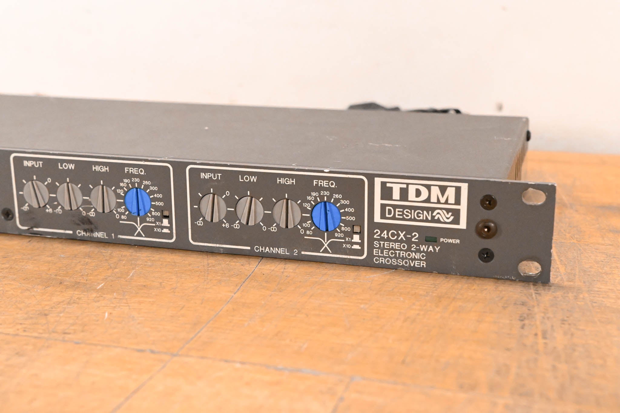 TDM Design 24CX-2 Stereo 2-Way Electronic Crossover