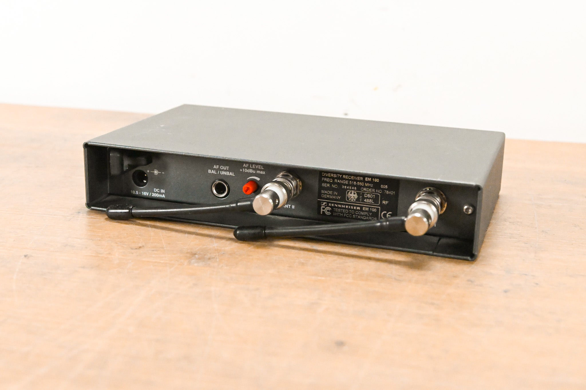 Sennheiser EM 100 Wireless Receiver - 518-550 MHz (NO POWER SUPPLY)