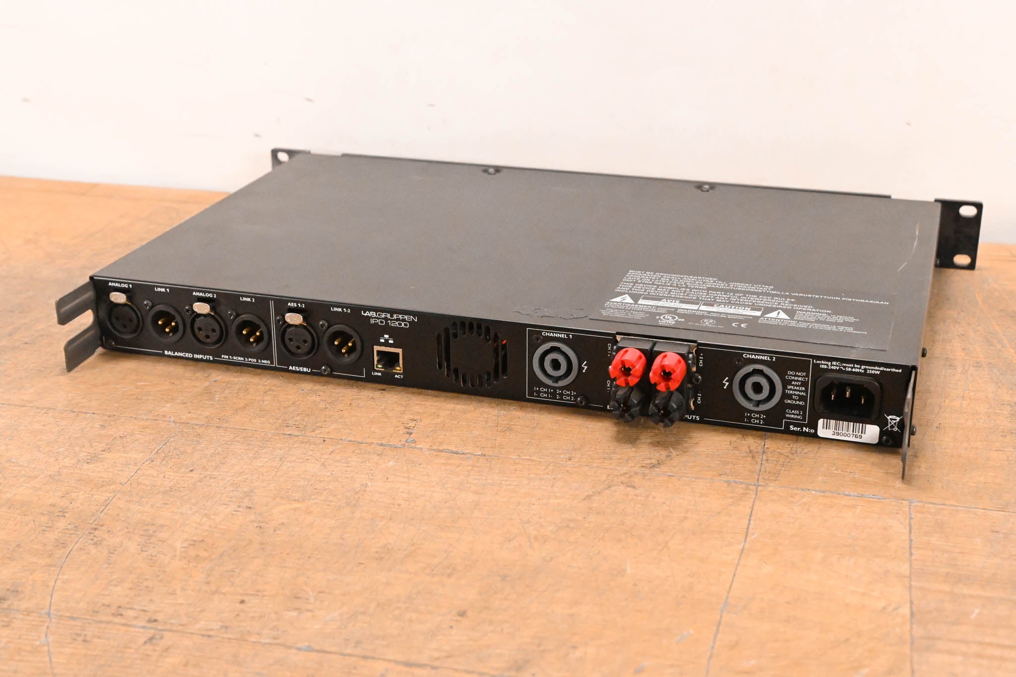 Lab Gruppen IPD 1200 1200W 2-Channel DSP-Controlled Power Amplifier