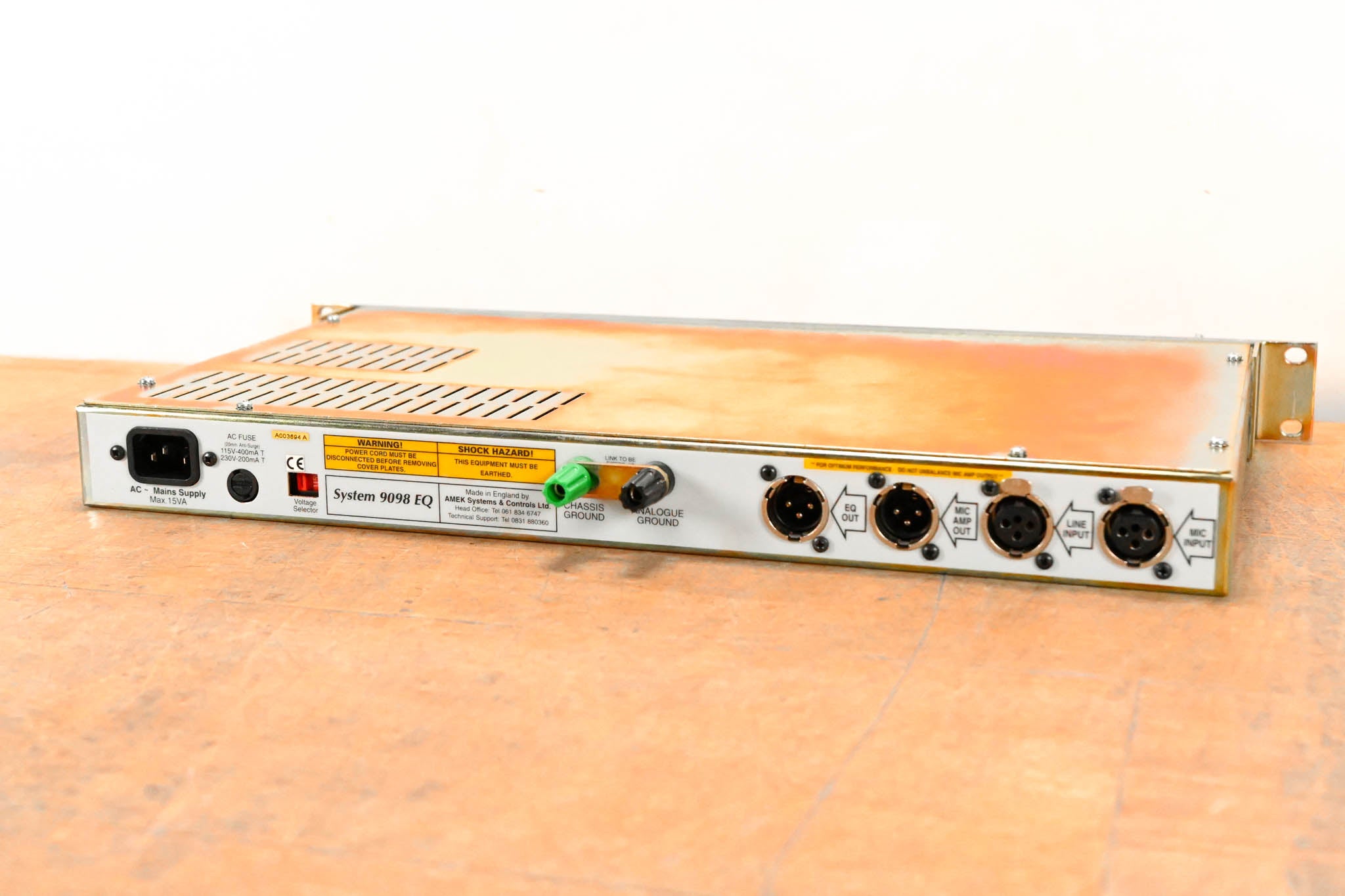 AMEK System 9098 EQ Parametric EQ by Rupert Neve