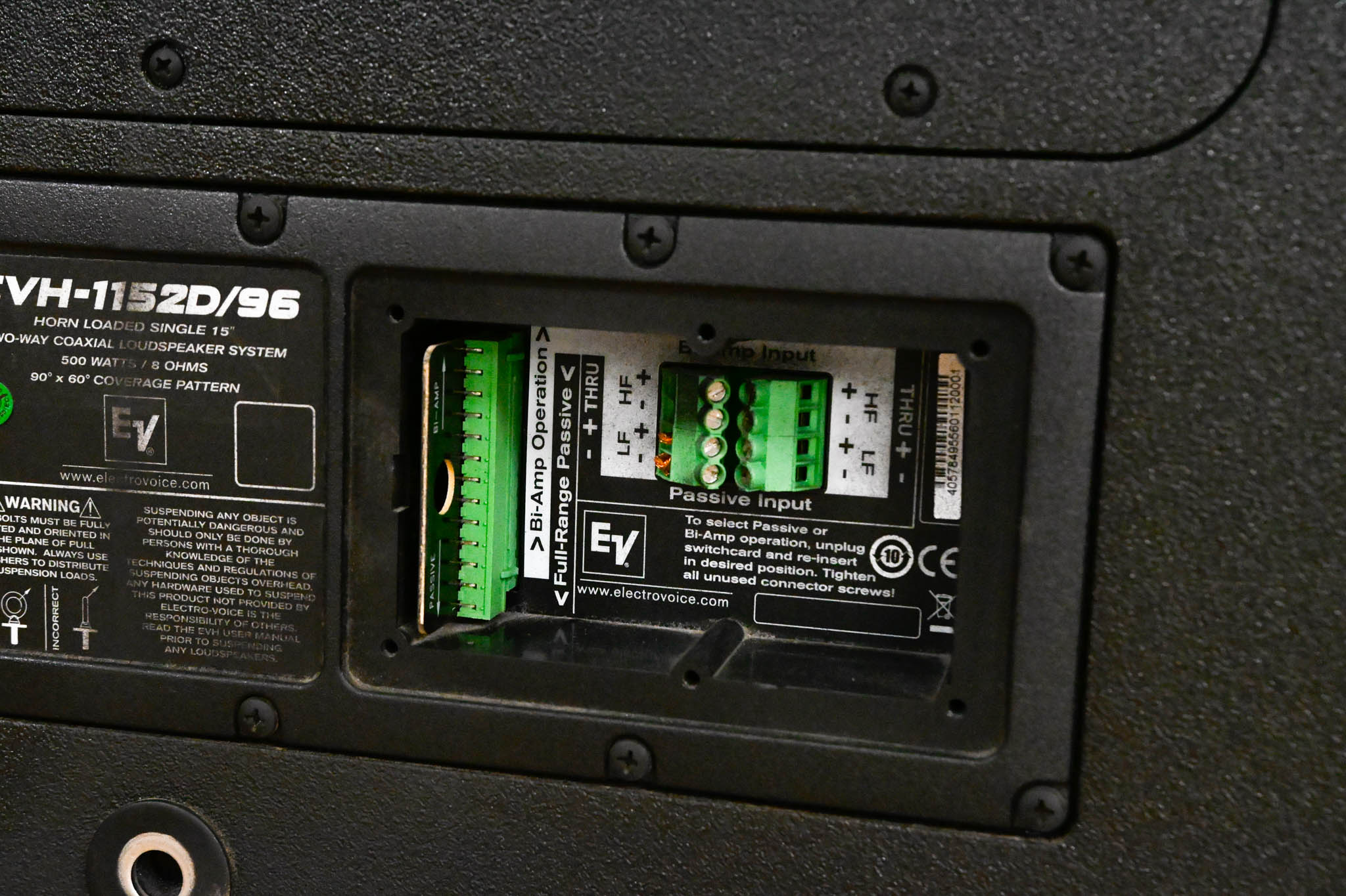 Electro-Voice (EV) EVH-1152D/96 15" Point-Source Loudspeaker (PAIR)