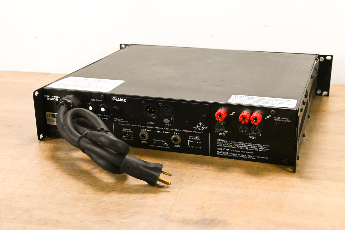 Crown Macro-Tech 36x12 2-Channel Power Amplifier