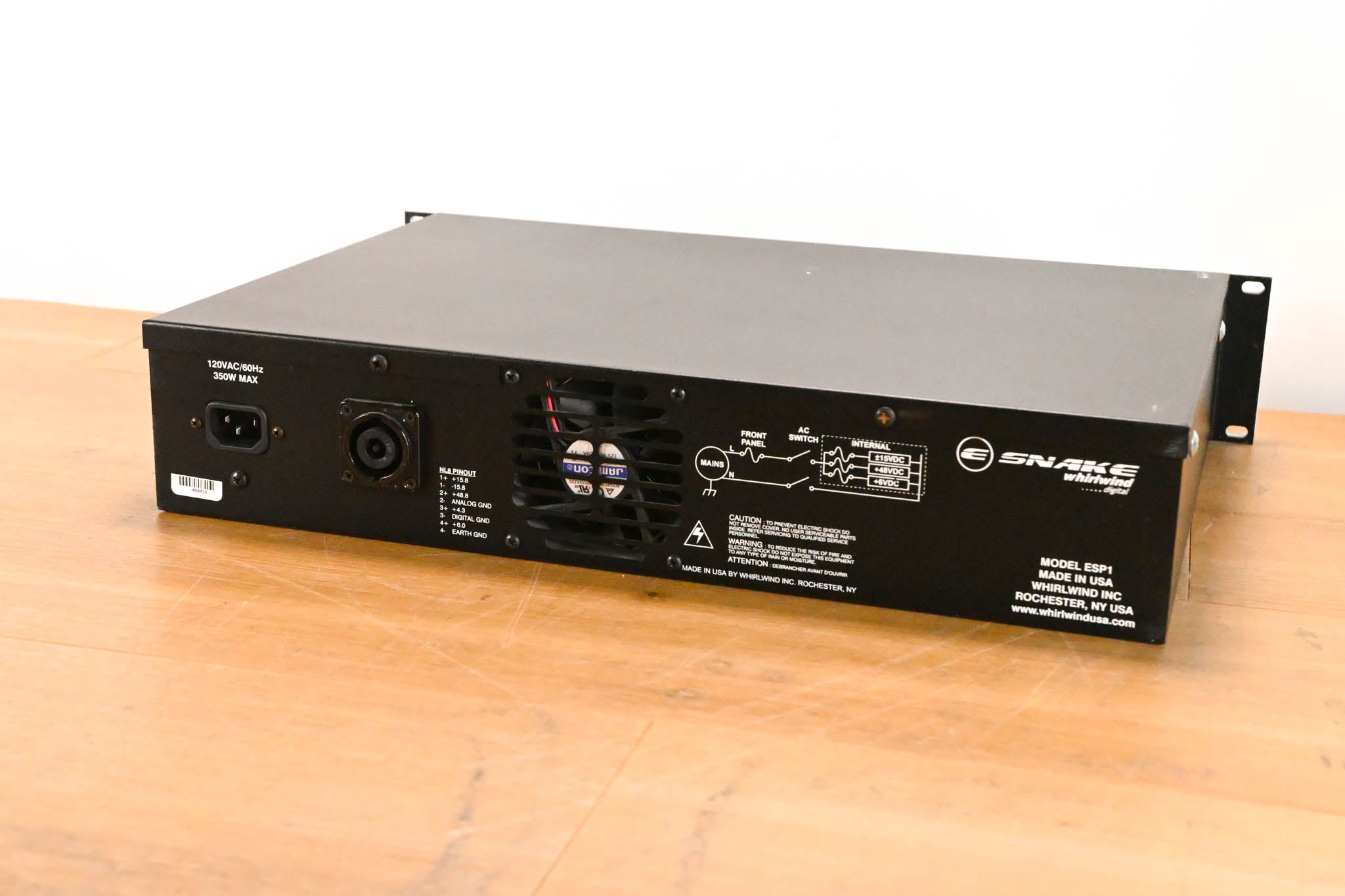 Whirlwind ESP1 Power Supply for E Snake Frames / E Snake 2
