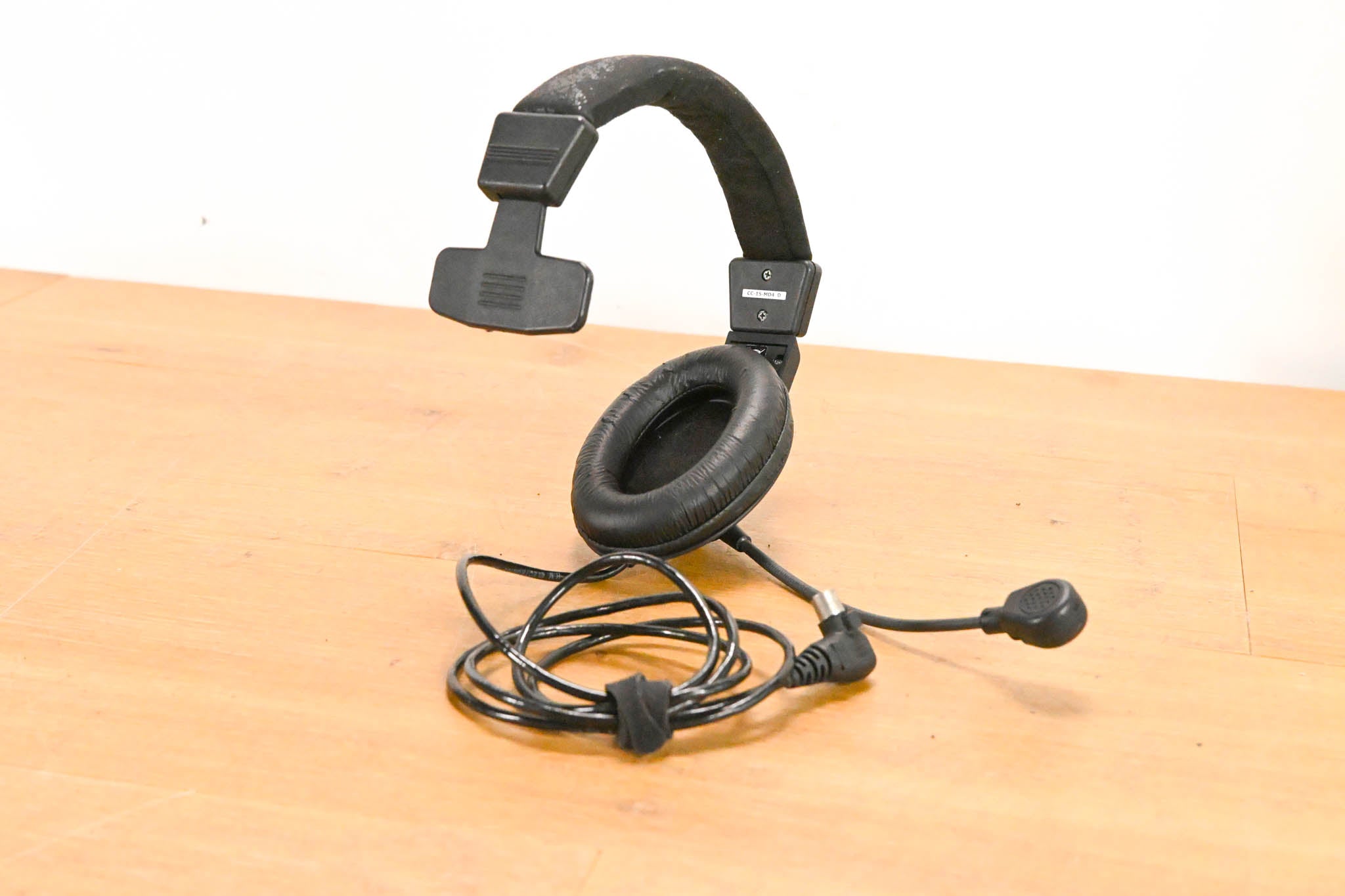Clear-Com CC-15-MD4 Single-Ear Intercom Headset with Mini DIN Connector